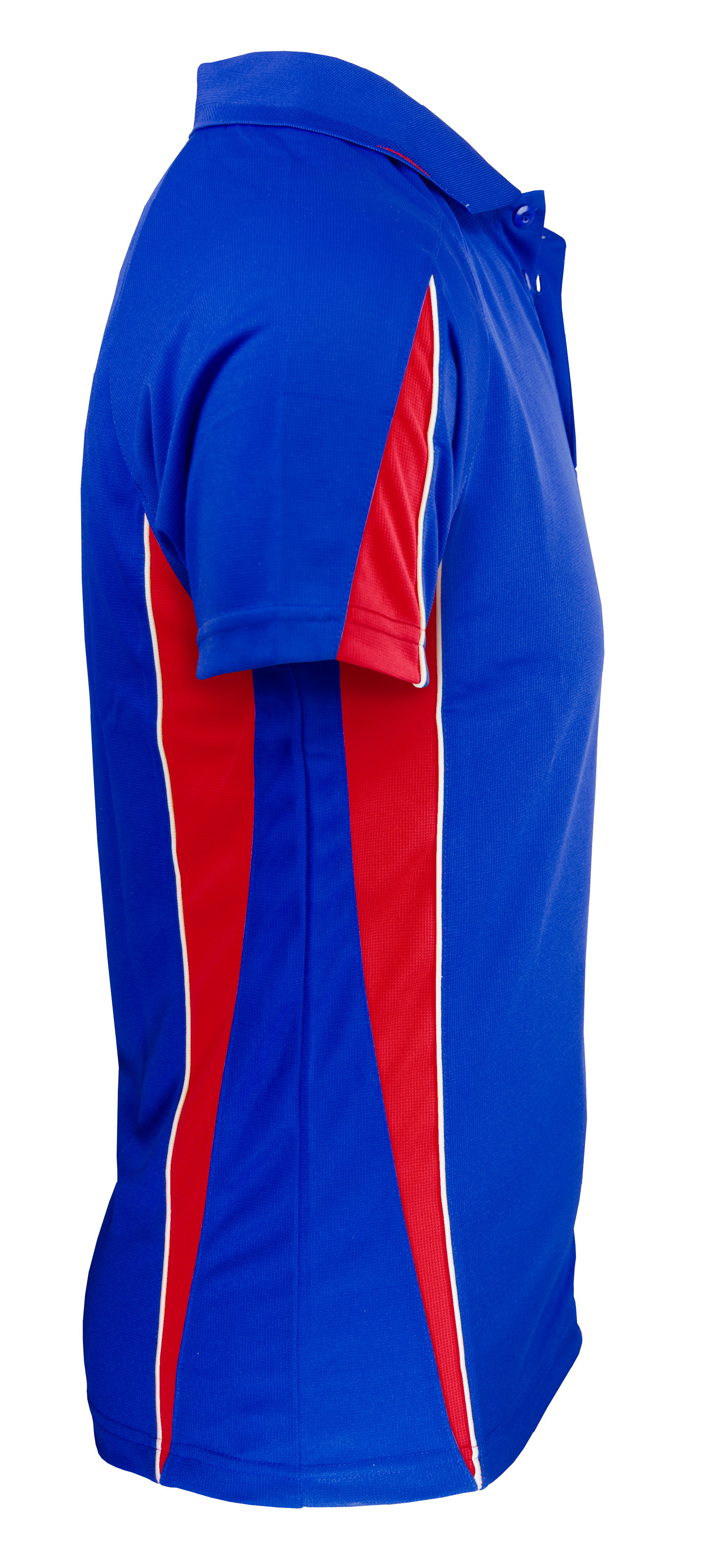 EUREKA MENS POLOS - ROYAL/RED