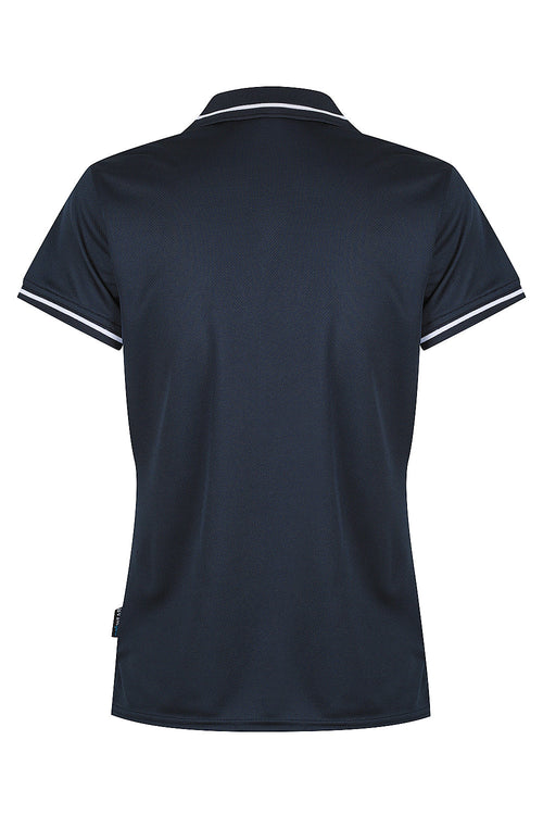 COTTESLOE LADY POLOS - NAVY/WHITE