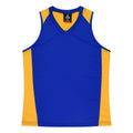 PREMIER LADY SINGLETS - ROYAL/GOLD