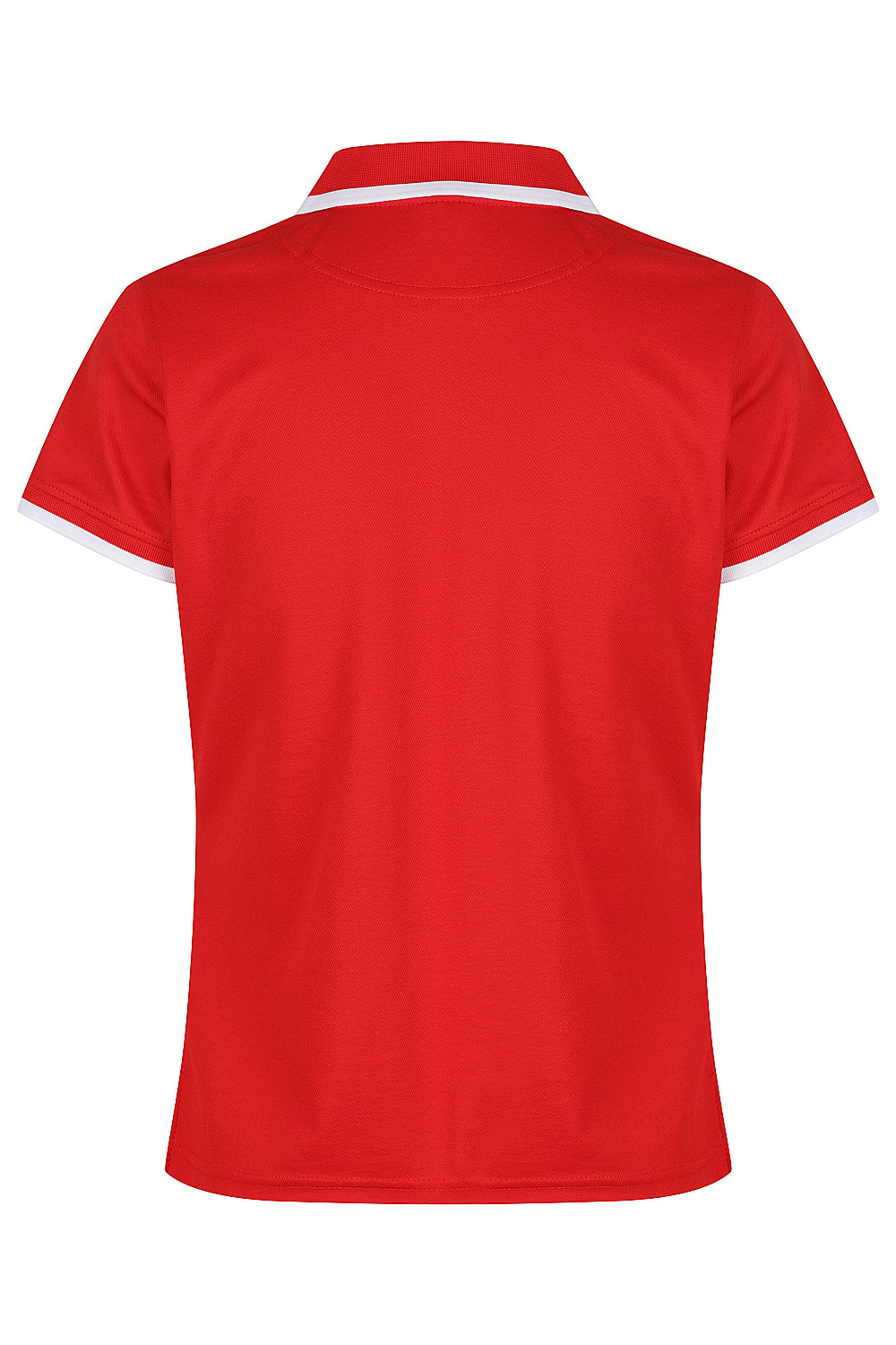 PORTSEA LADY POLOS - RED/WHITE