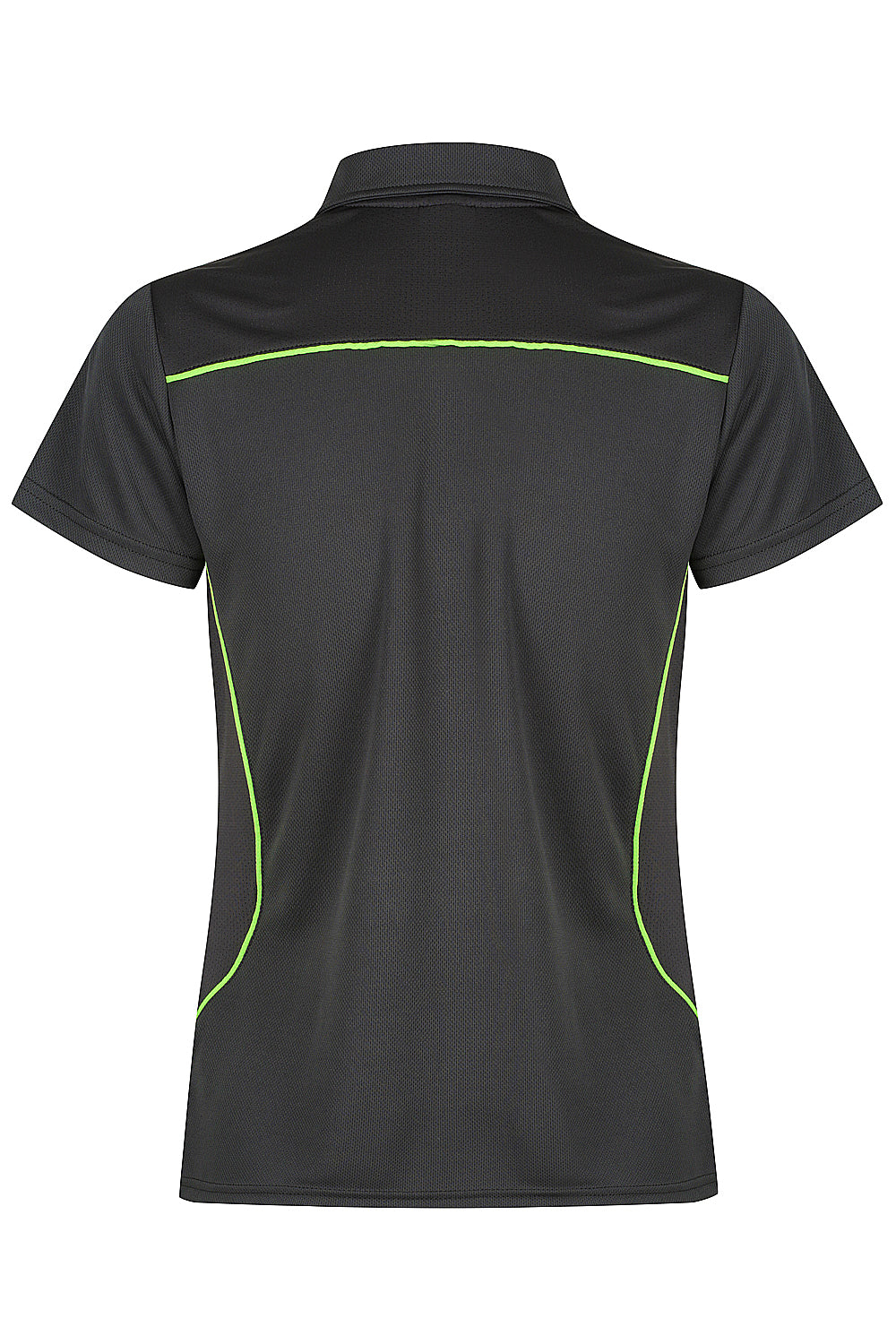 KURANDA LADY POLOS - SLATE/FLURO GREEN