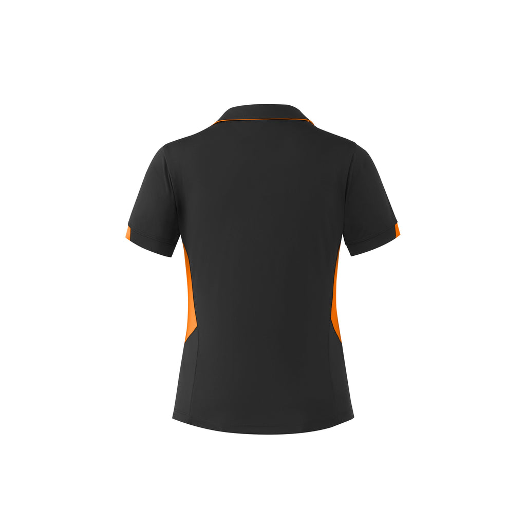 TASMAN LADY POLOS - SLATE/NEON ORANGE