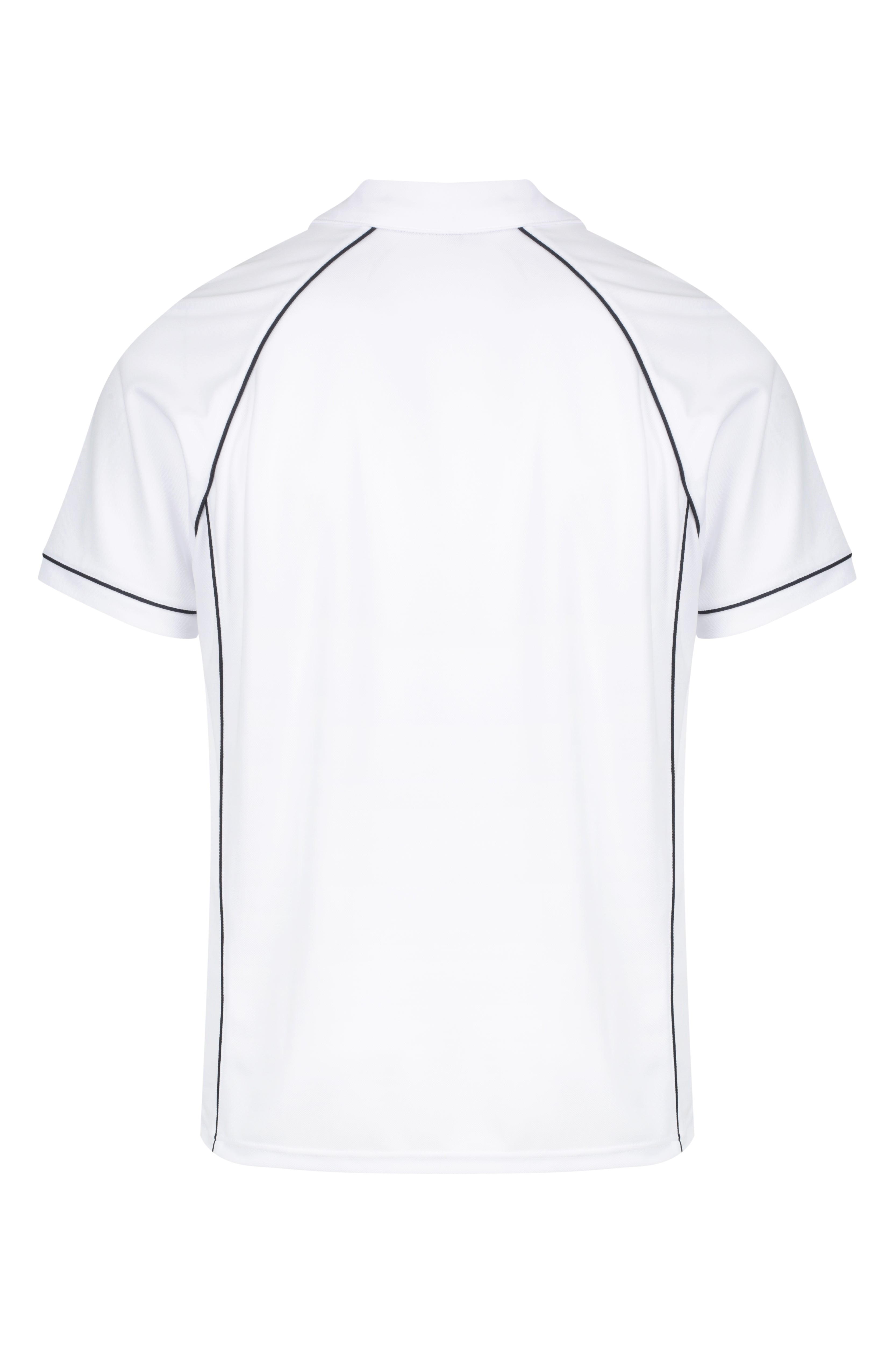 ENDEAVOUR MENS POLOS - WHITE/NAVY