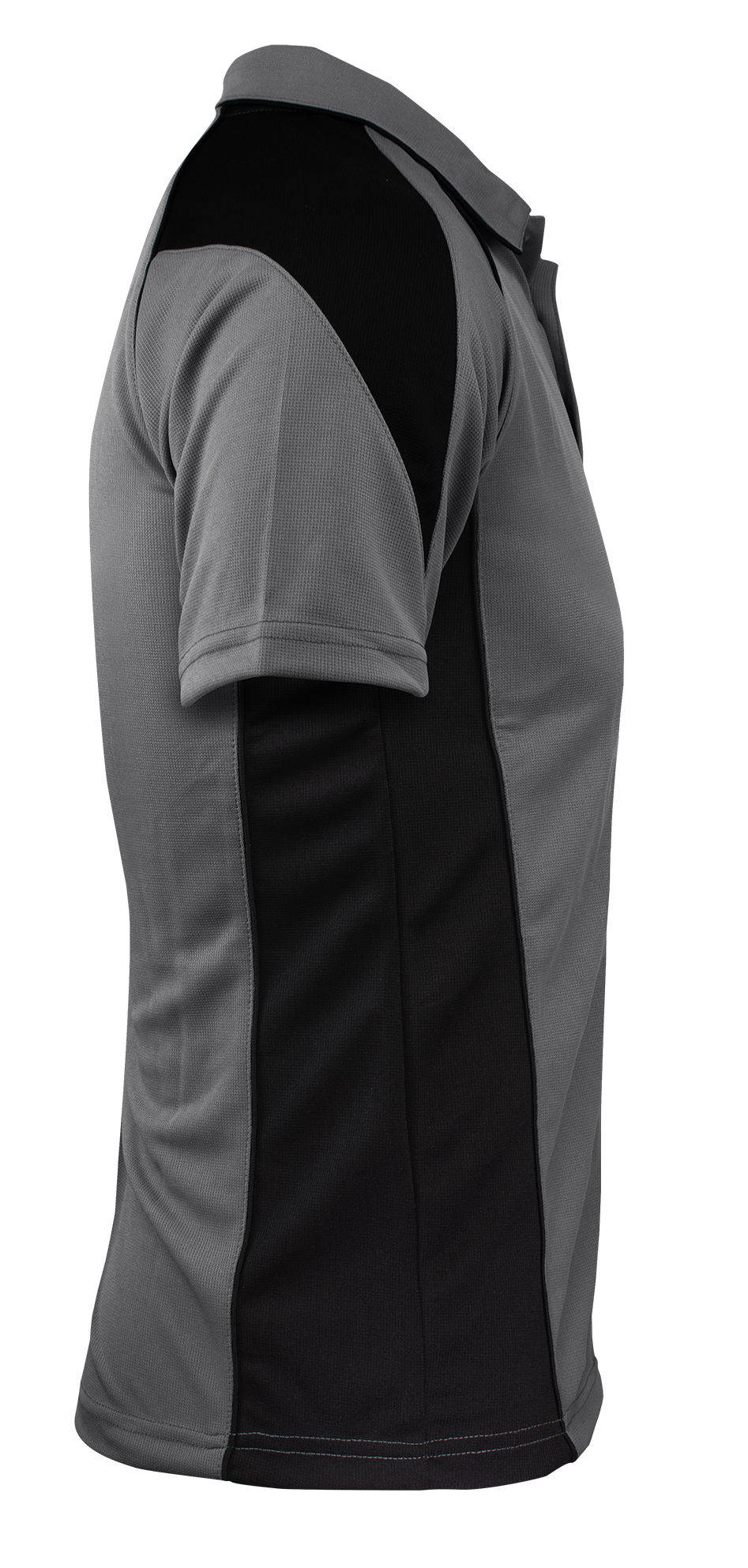 PREMIER MENS POLOS - ASHE/BLACK