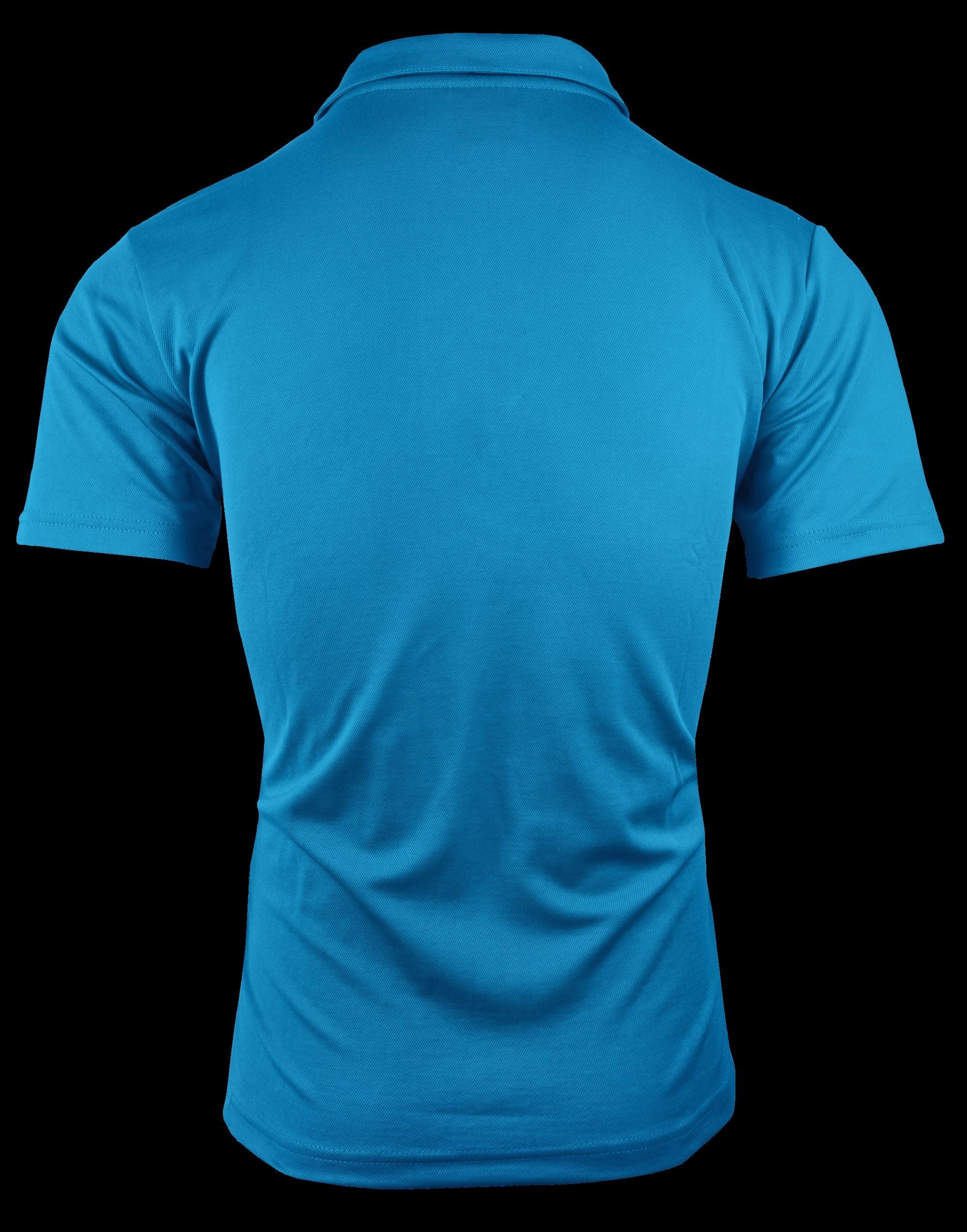 PATERSON MENS POLOS - PACIFIC BLUE/WHITE