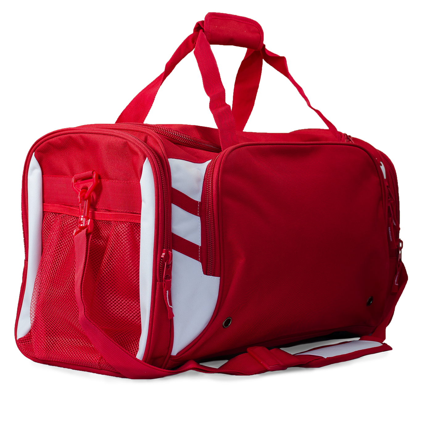 TASMAN SPORTSBAG - RED/WHITE