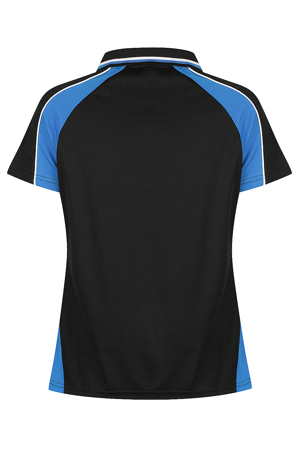 PANORAMA LADY POLOS - BLK/ELEC. ROYAL/WHT