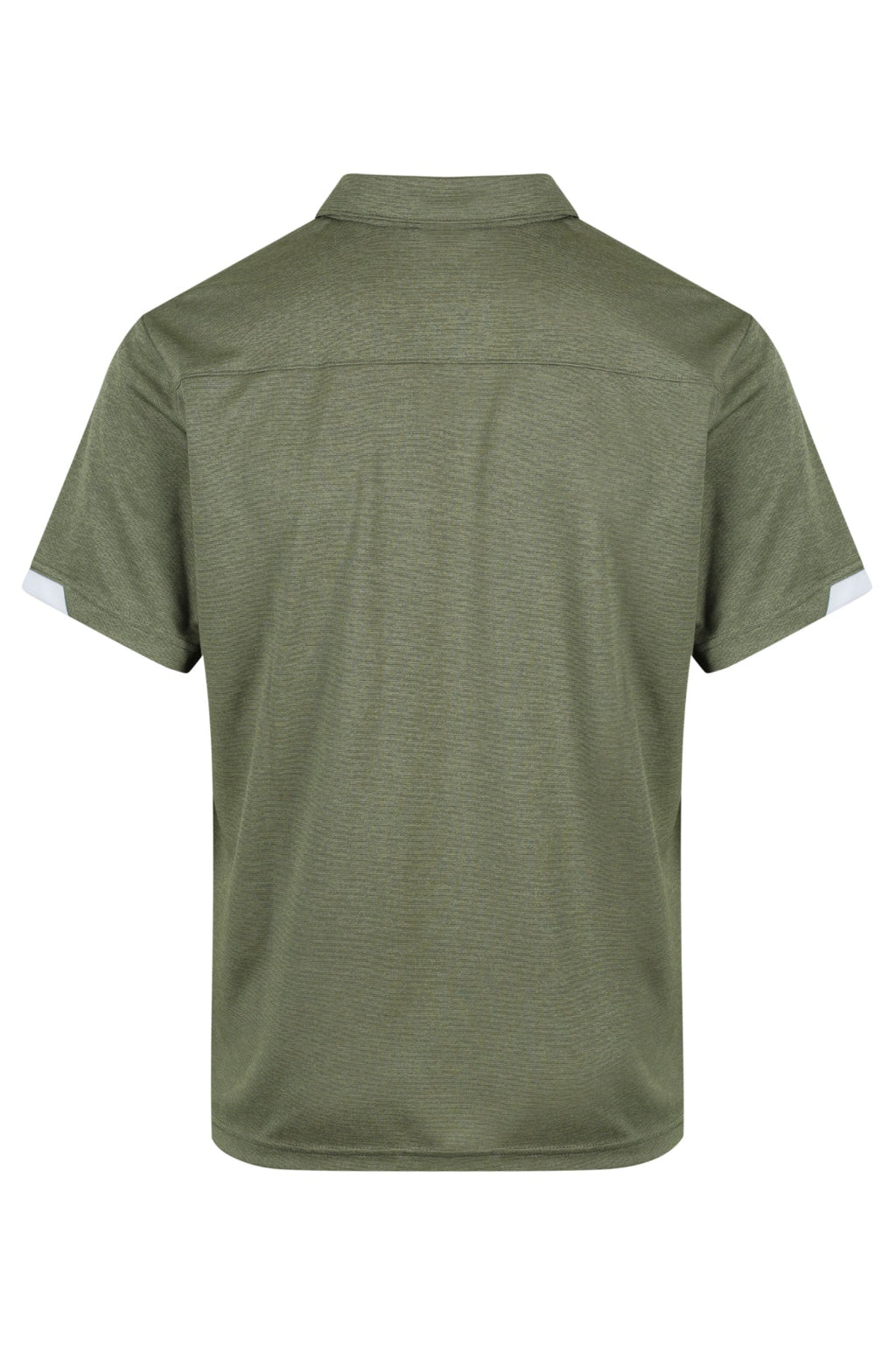 MORRIS MENS POLOS - ARMY GREEN/WHITE