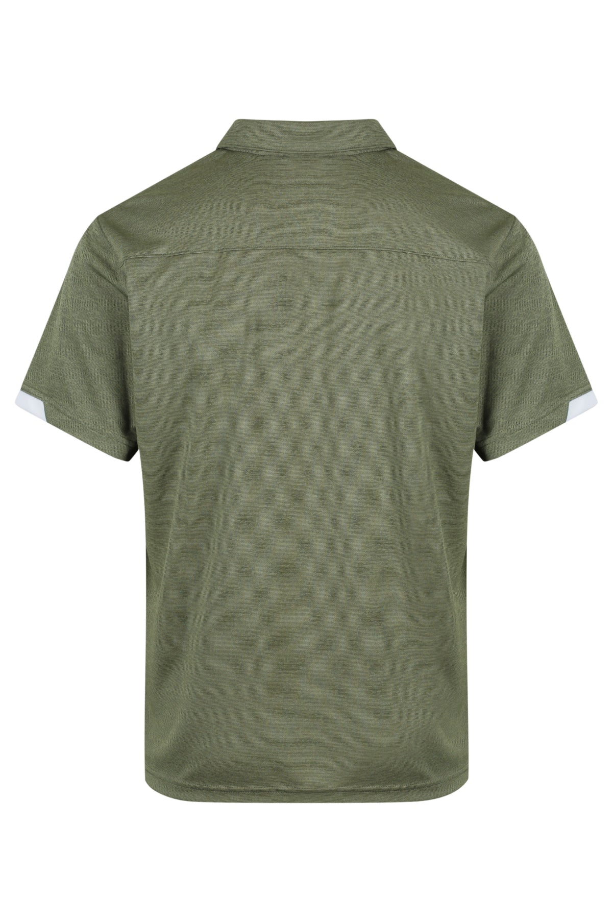 MORRIS MENS POLOS - ARMY GREEN/WHITE