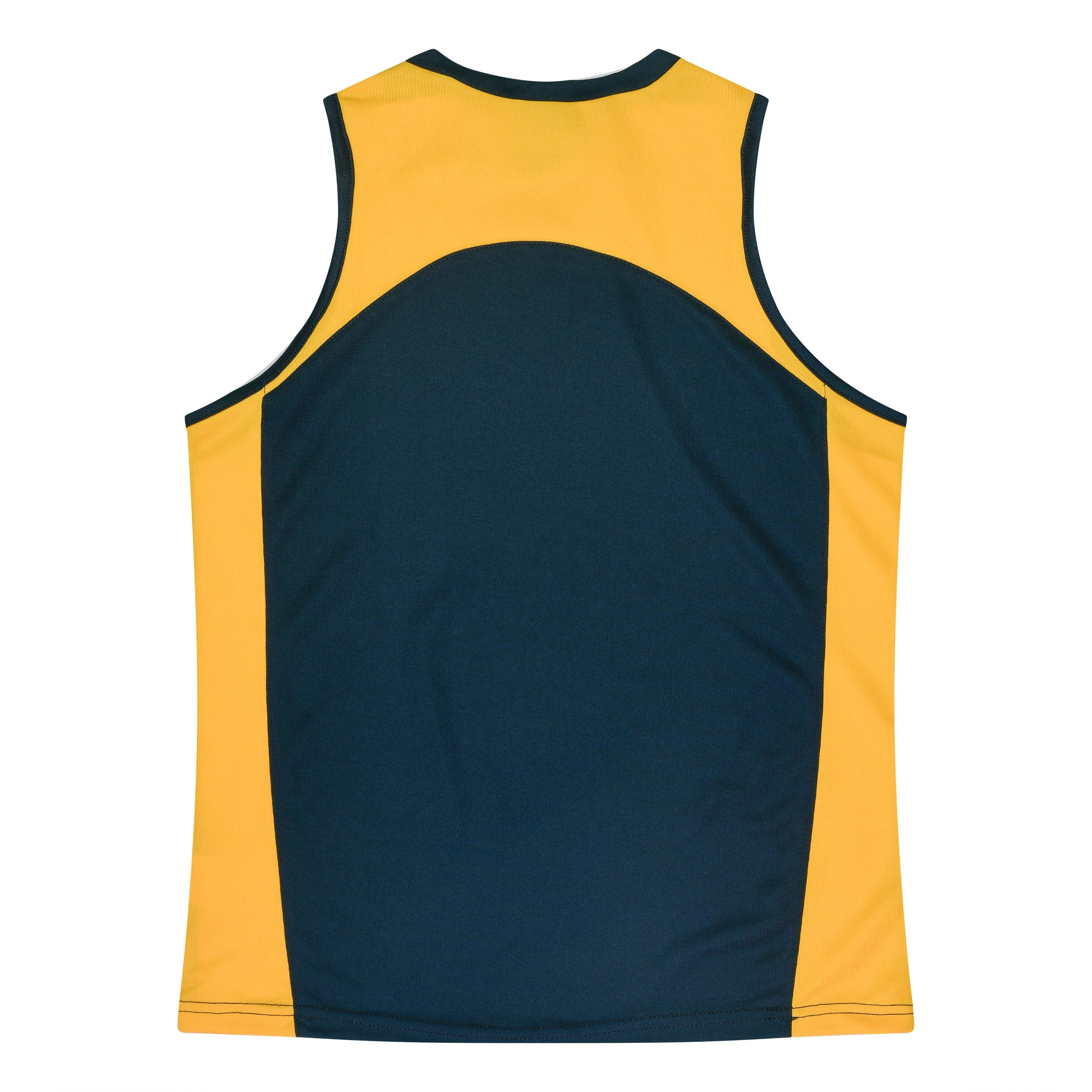 PREMIER LADY SINGLETS - NAVY/GOLD