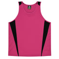 EUREKA KIDS SINGLETS - PINK/BLACK