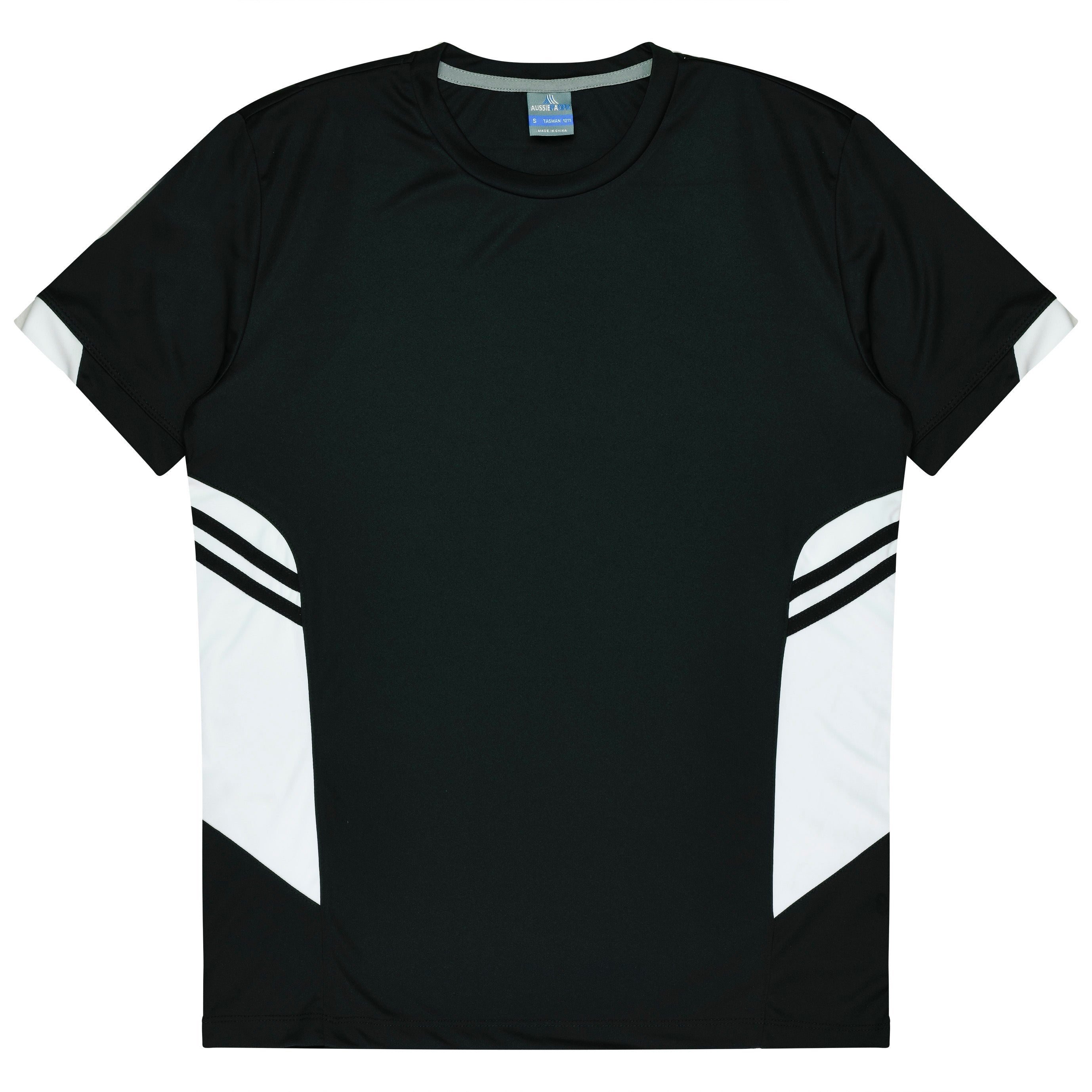 TASMAN KIDS TEES - BLACK/WHITE