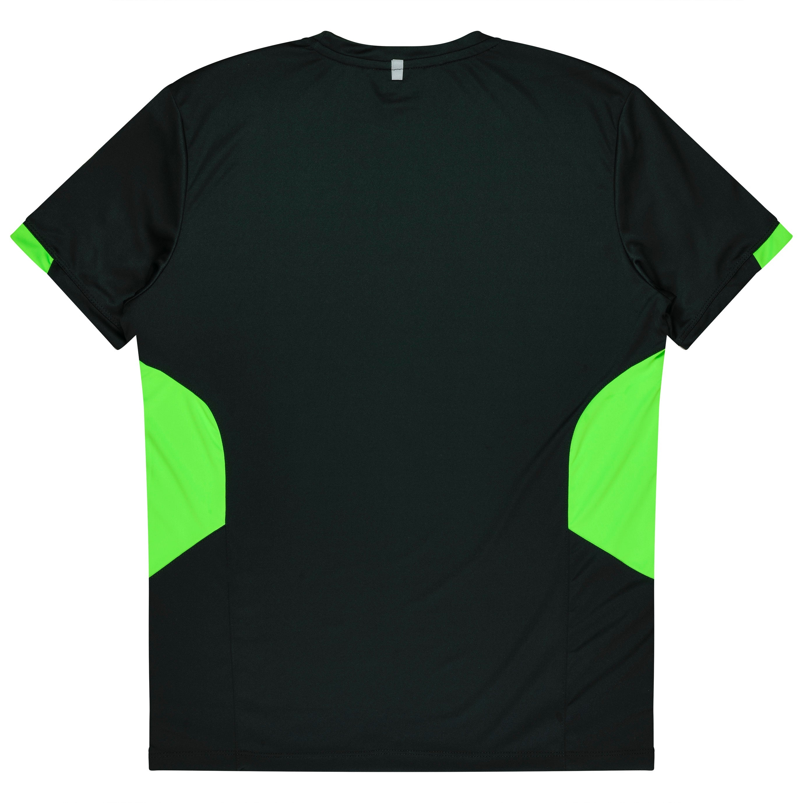 TASMAN KIDS TEES - BLACK/NEON GREEN