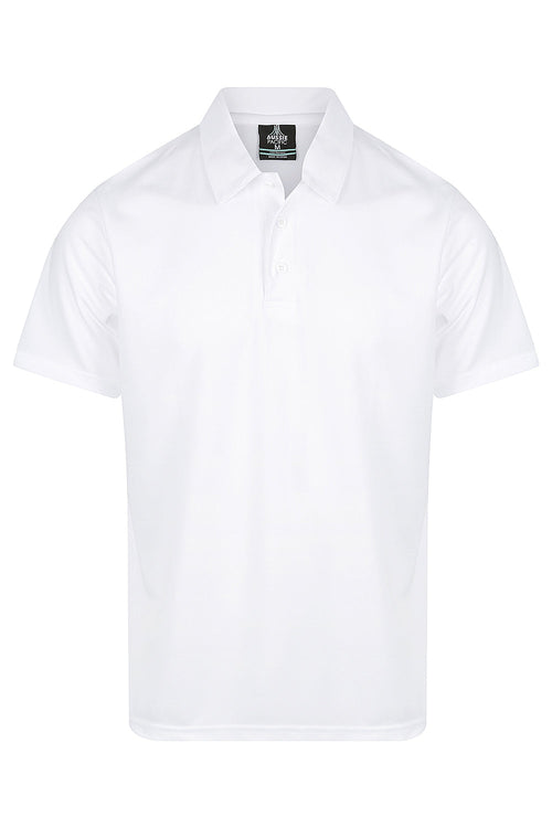 BOTANY MENS POLOS - WHITE