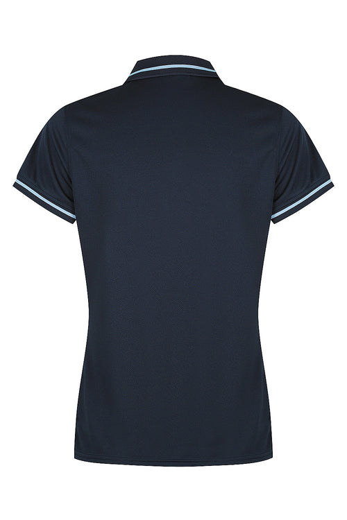 COTTESLOE LADY POLOS - NAVY/SKY