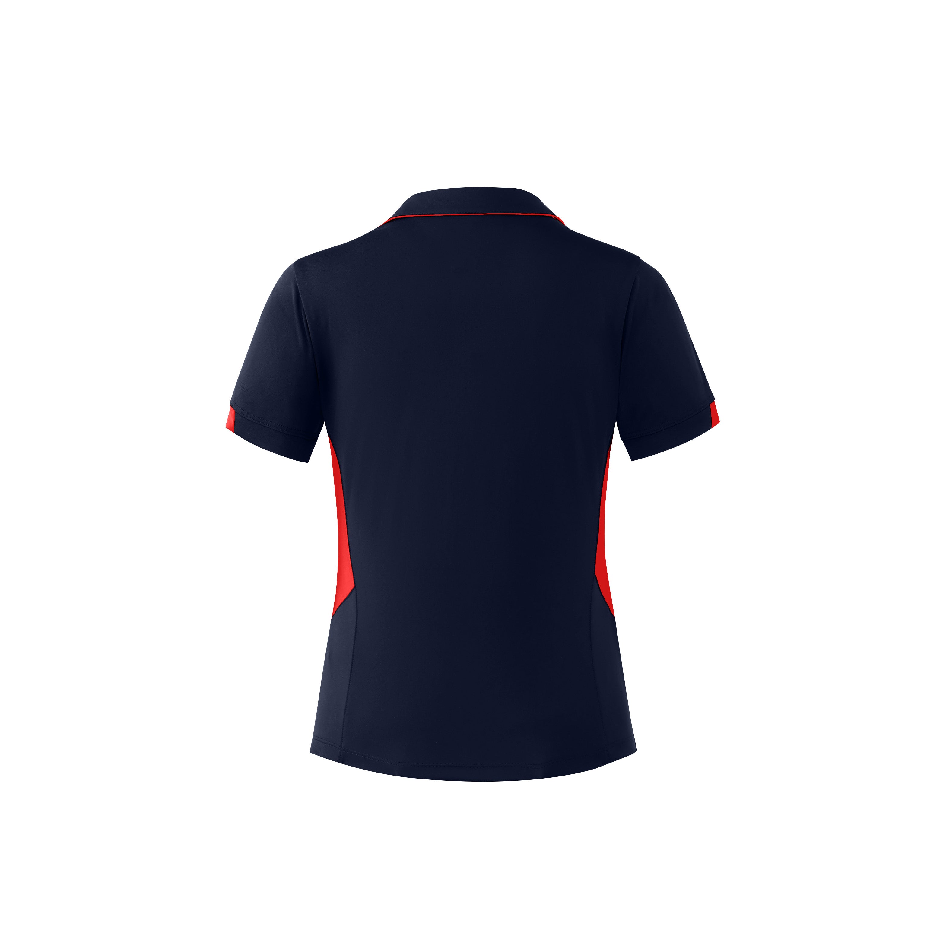 TASMAN LADY POLOS - NAVY/RED