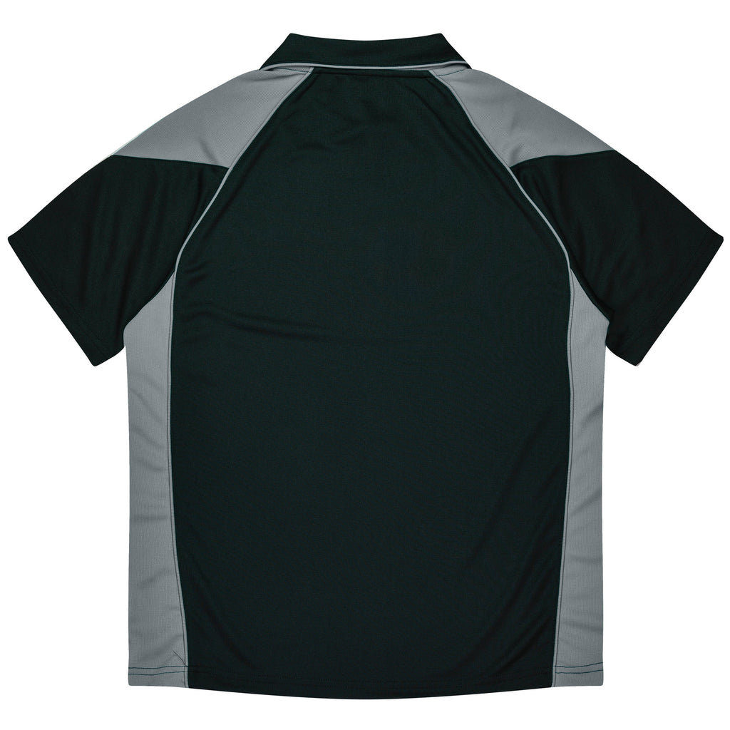 PREMIER KIDS POLOS - BLACK/ASHE
