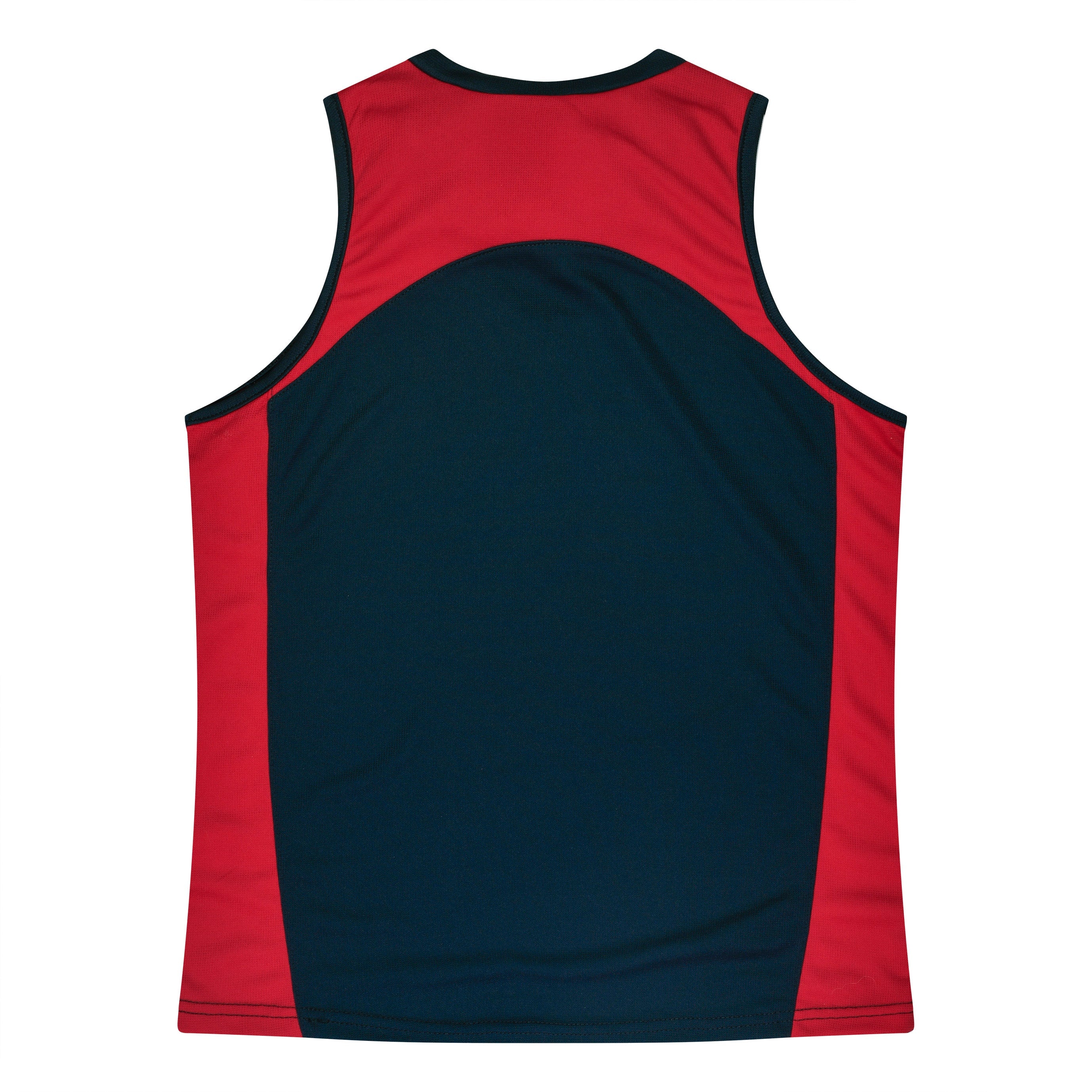 PREMIER LADY SINGLETS - NAVY/RED