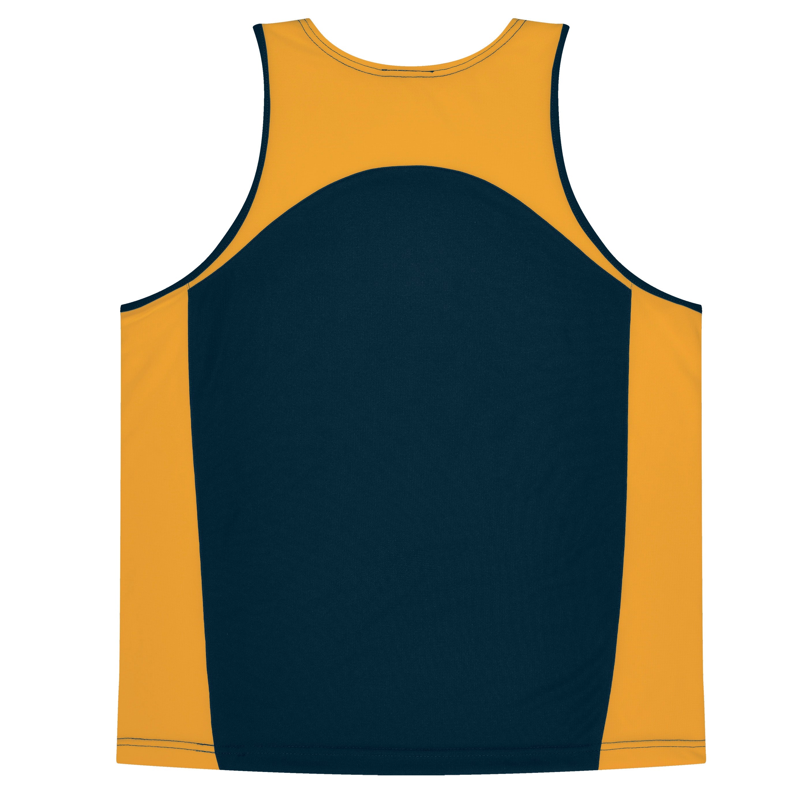 PREMIER KIDS SINGLETS - NAVY/GOLD
