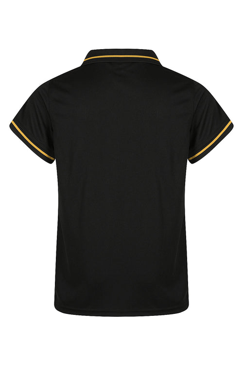COTTESLOE KIDS POLOS - BLACK/GOLD