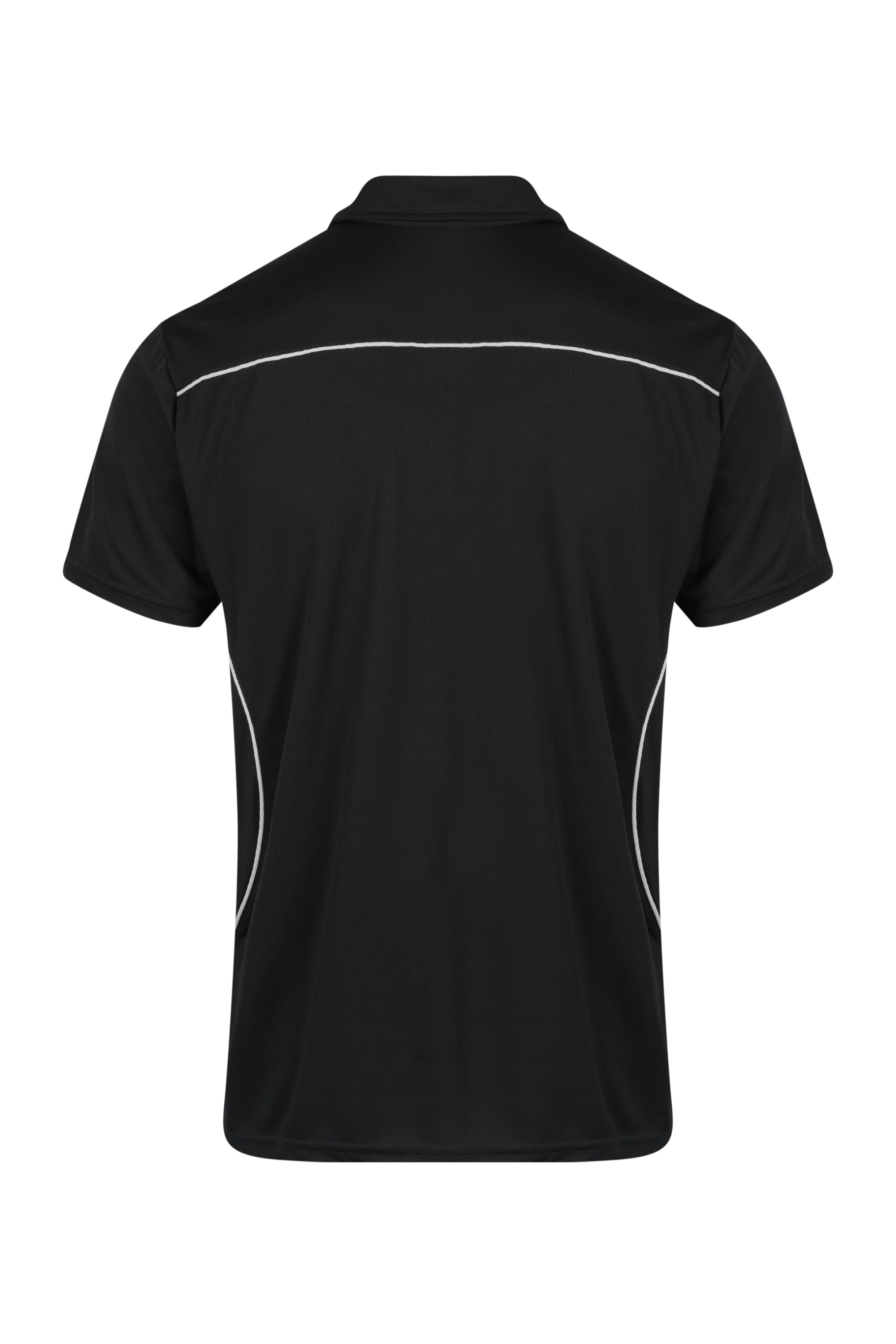 KURANDA MENS POLOS - BLACK/WHITE