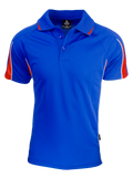 EUREKA MENS POLOS - ROYAL/RED