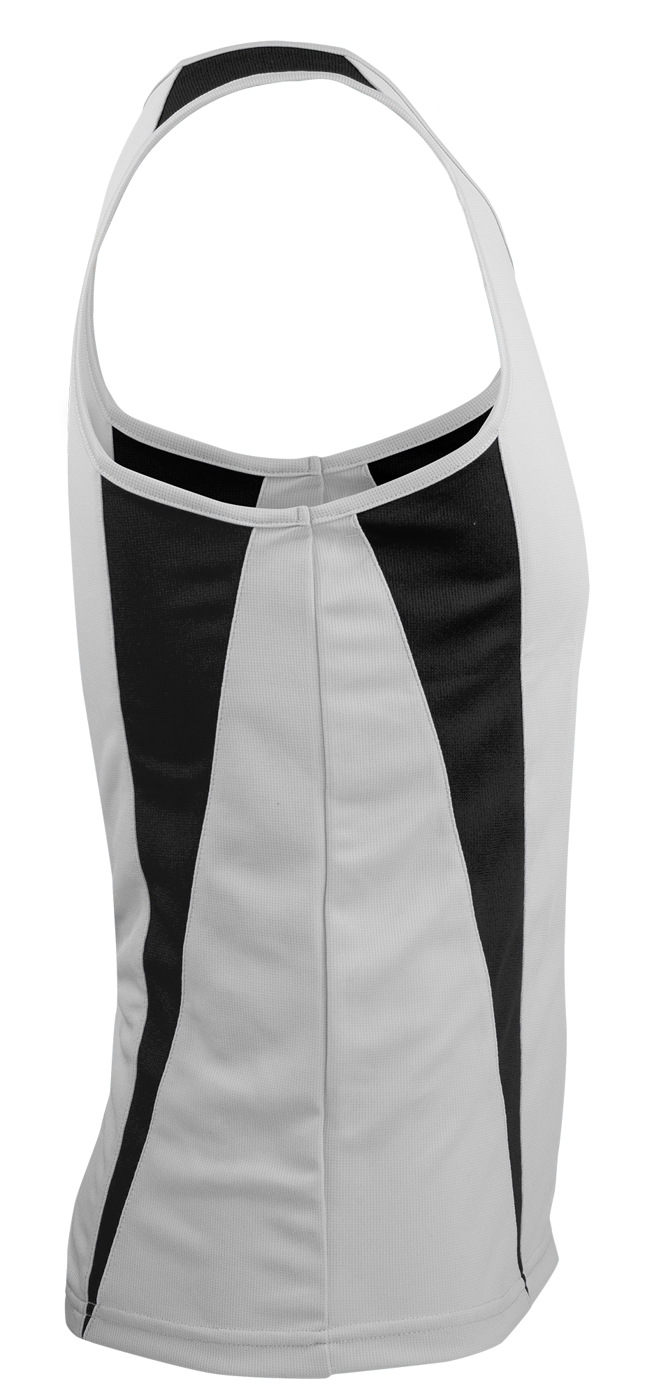 EUREKA MENS SINGLETS - WHITE/BLACK