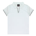 YARRA LADY POLOS - WHITE/NAVY