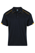 CURRUMBIN MENS POLOS - NAVY/GOLD