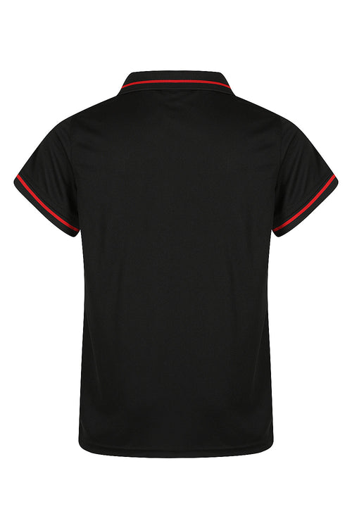 COTTESLOE KIDS POLOS - BLACK/RED