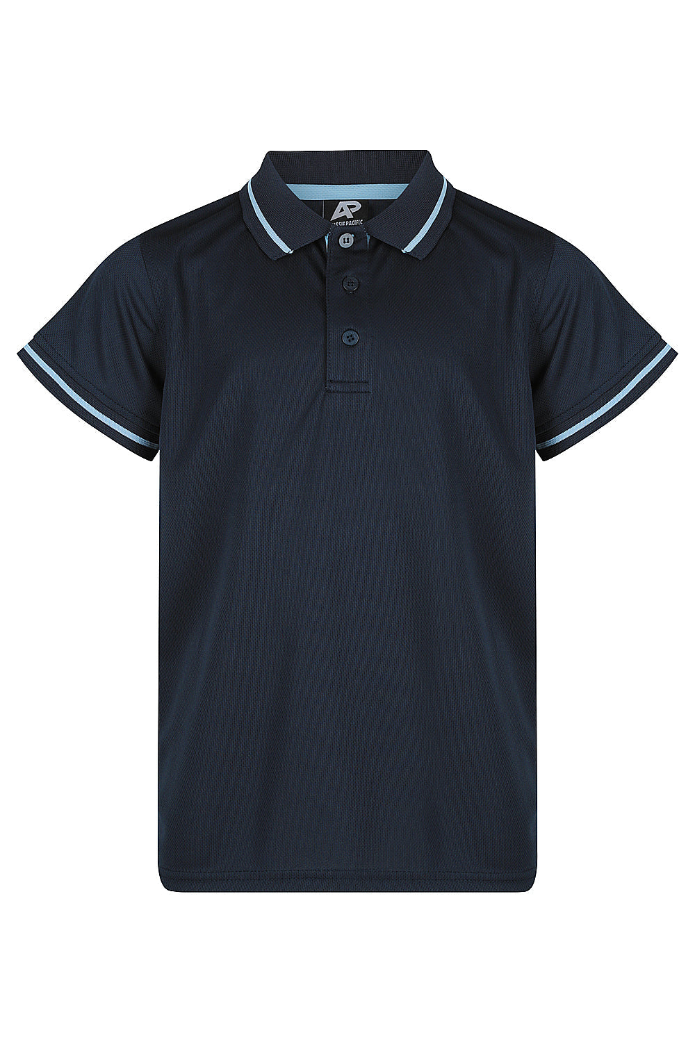 COTTESLOE KIDS POLOS - NAVY/SKY