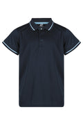 COTTESLOE KIDS POLOS - NAVY/SKY