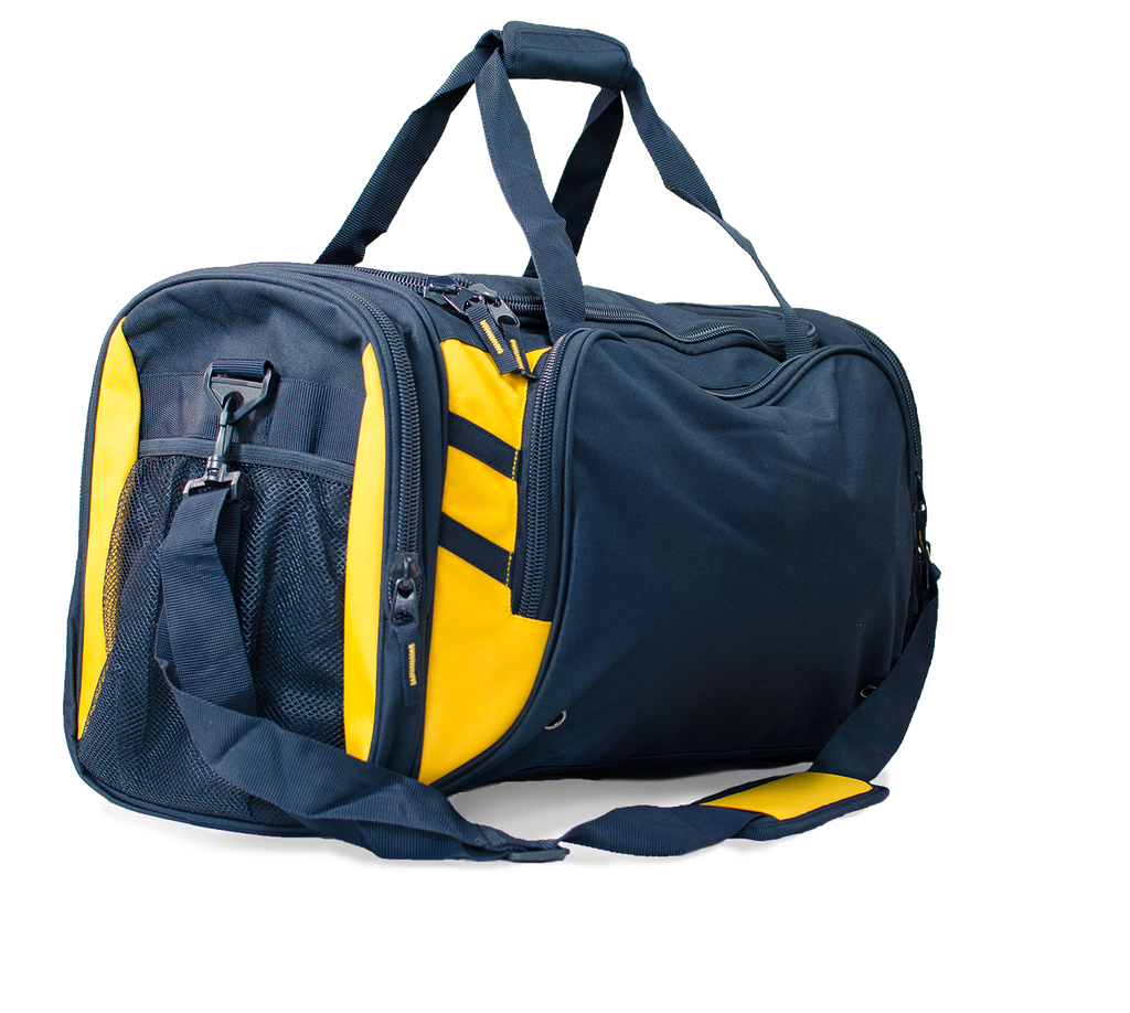 TASMAN SPORTSBAG - NAVY/GOLD