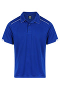 CURRUMBIN MENS POLOS - ROYAL/WHITE