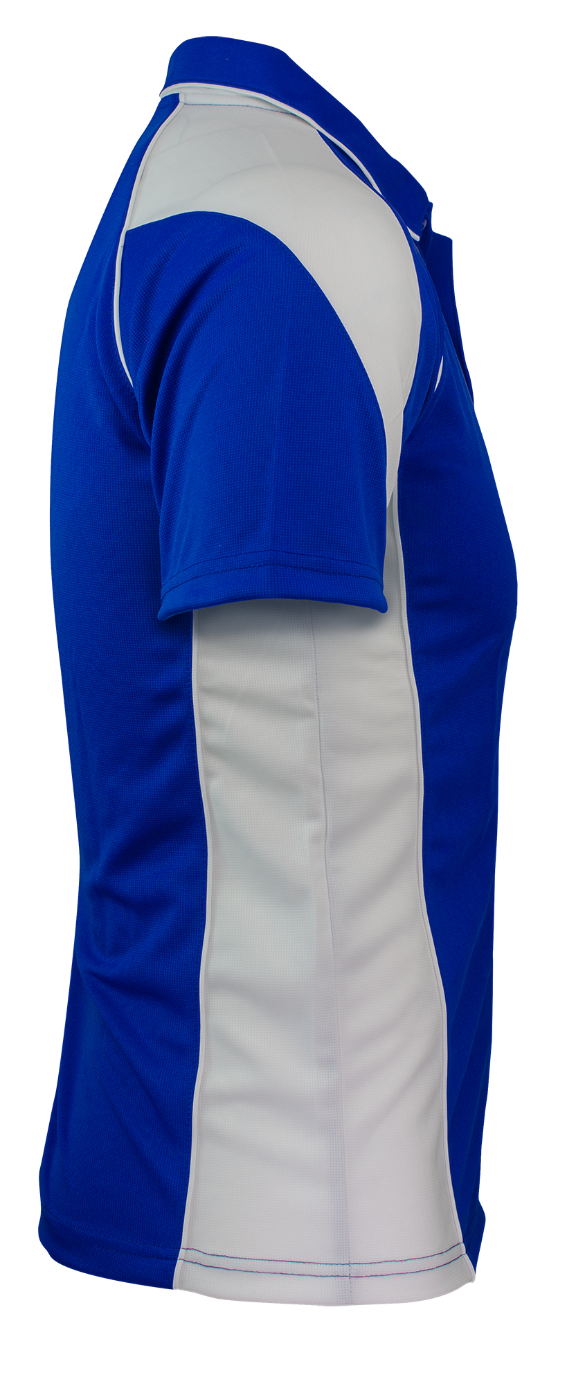 PREMIER MENS POLOS - ROYAL/WHITE