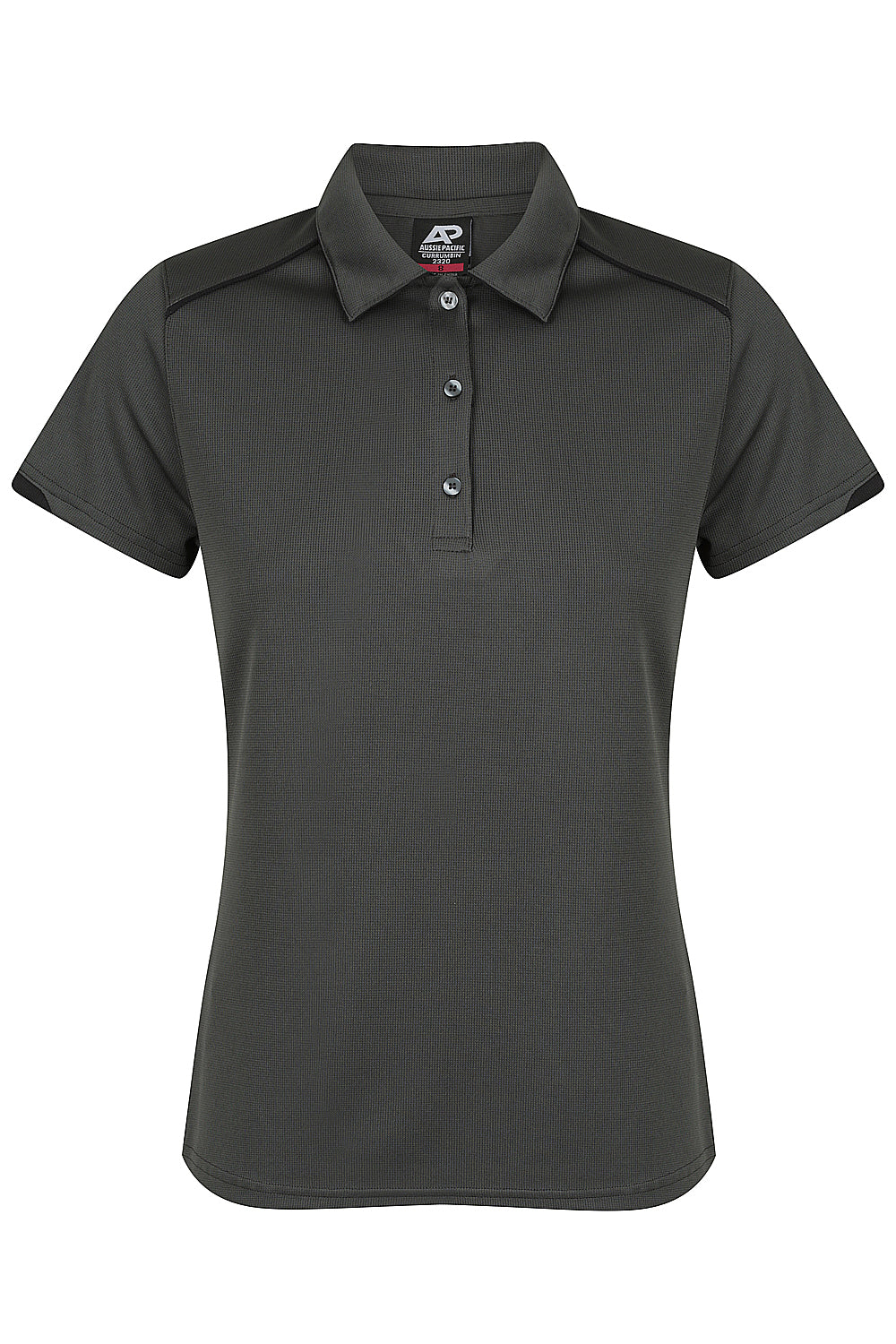 CURRUMBIN LADY POLOS - SLATE/BLACK