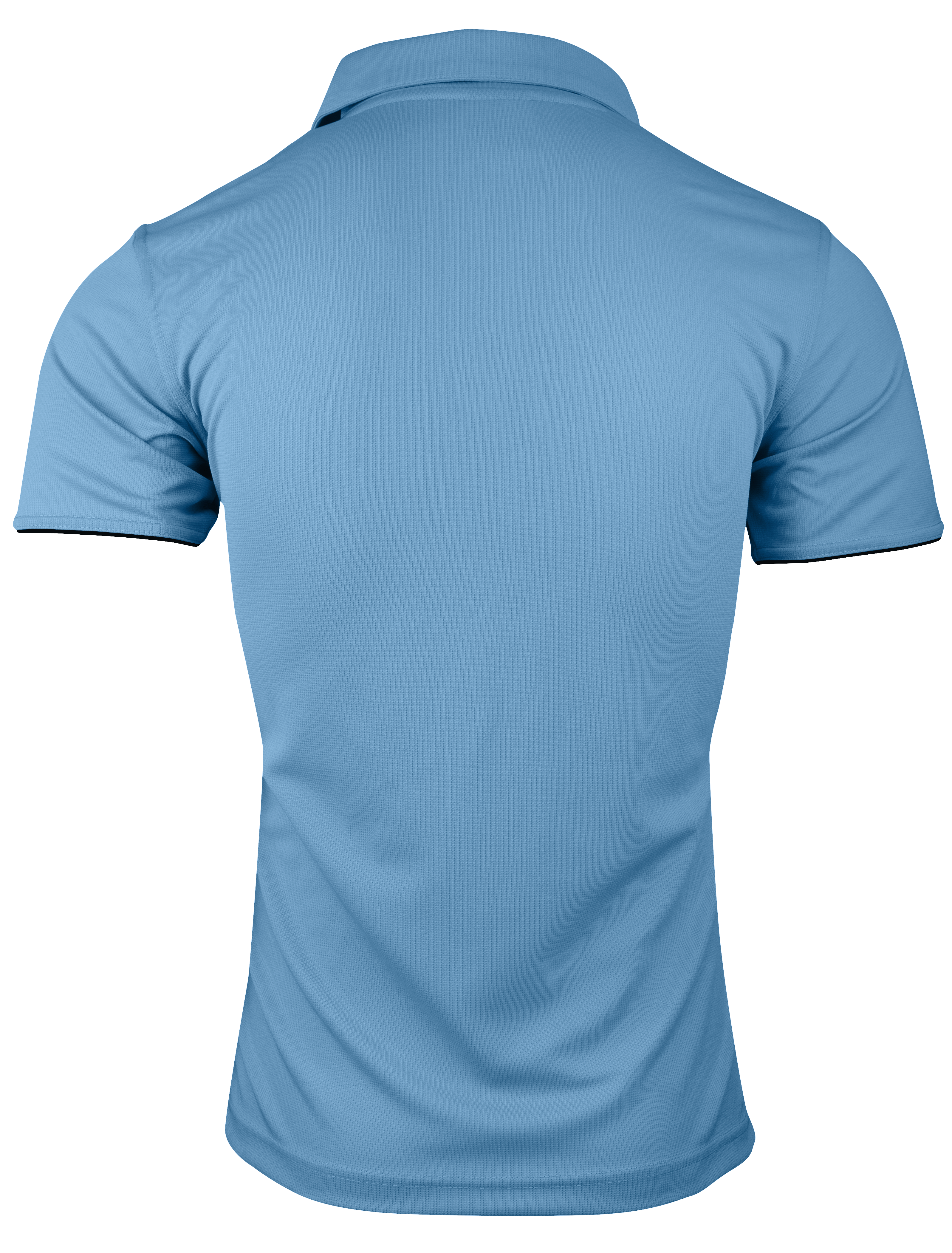 YARRA MENS POLOS - SKY/NAVY