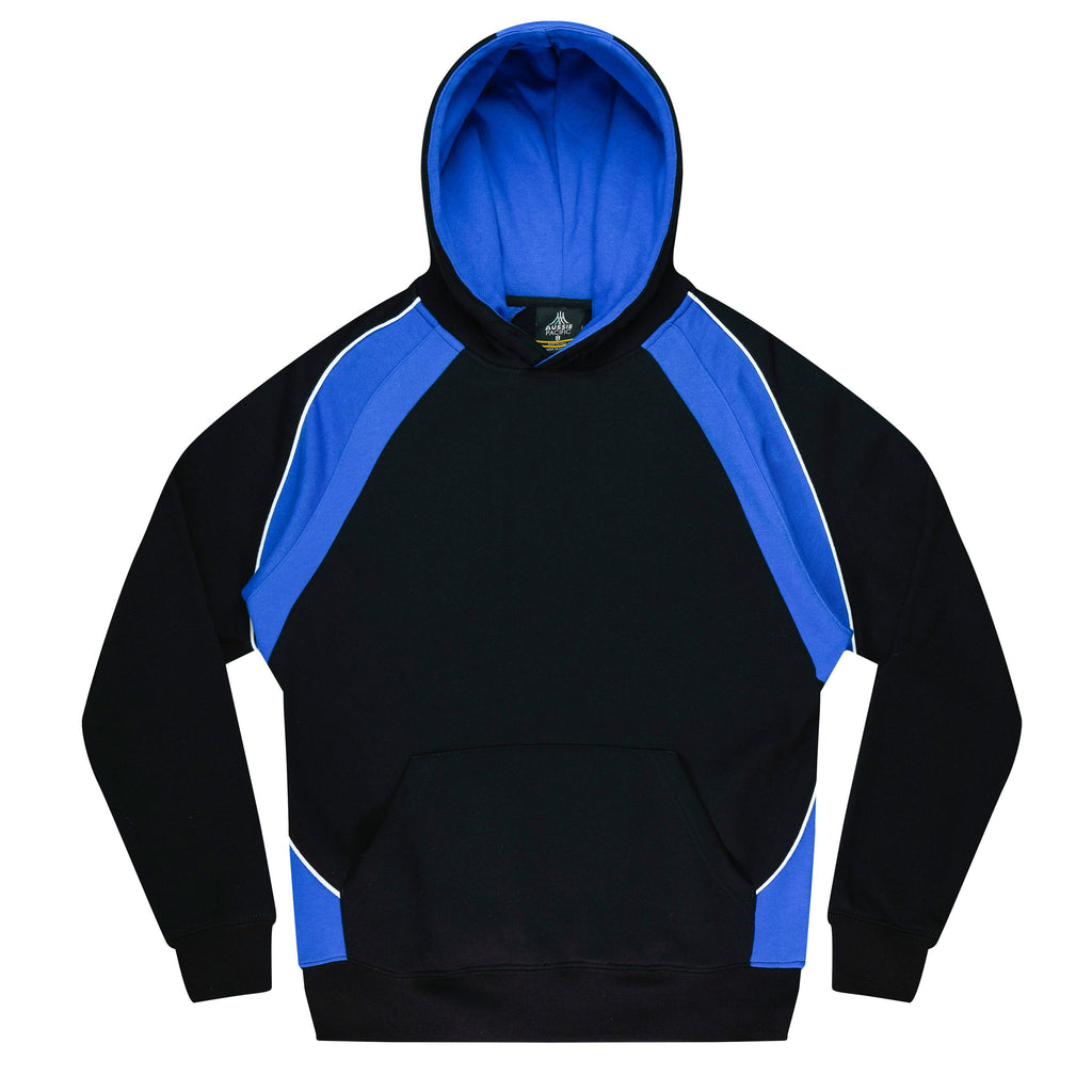 HUXLEY KIDS HOODIES - BLK/ELEC. ROYAL/WHT