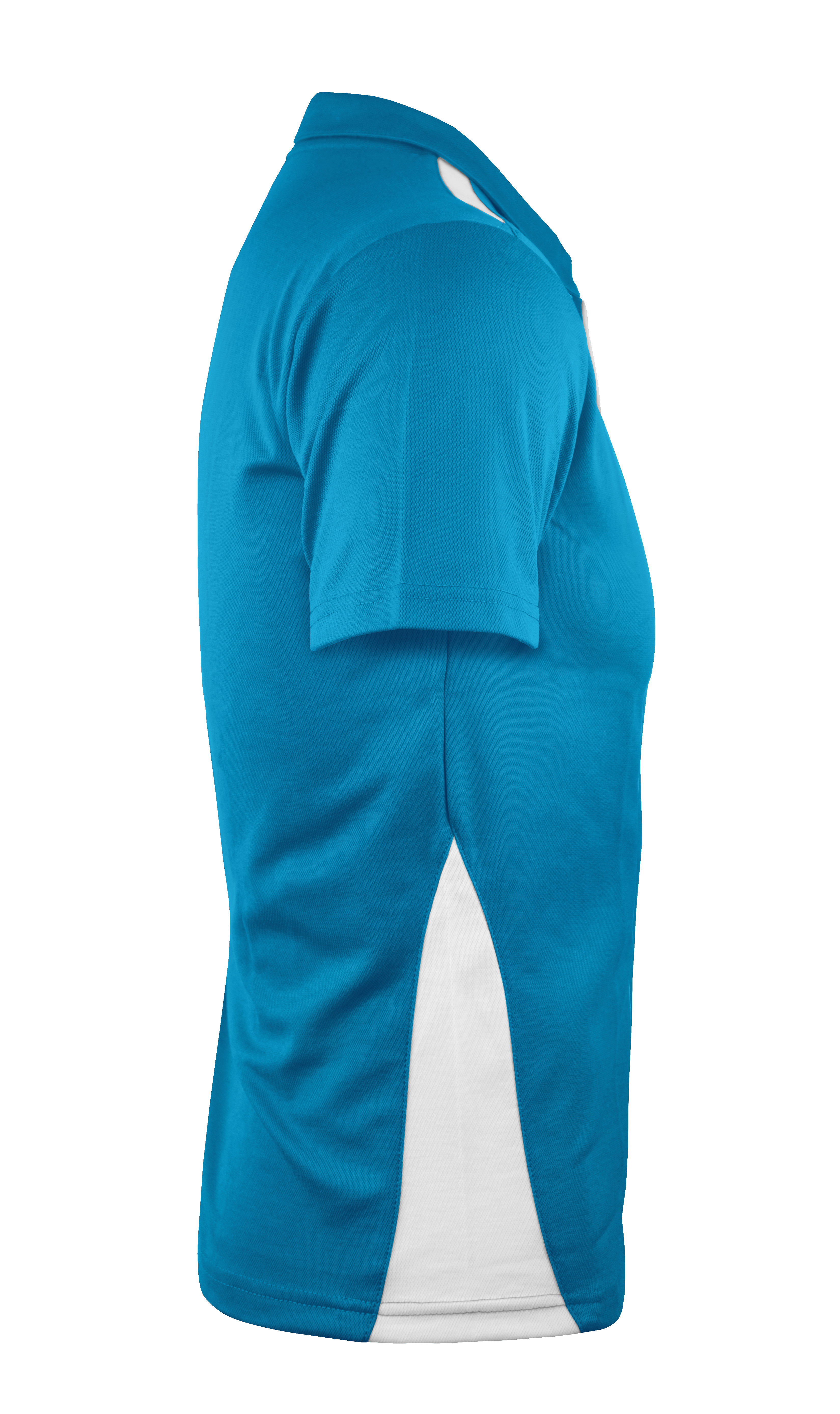 PATERSON MENS POLOS - PACIFIC BLUE/WHITE