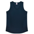 TASMAN LADY SINGLETS - NAVY