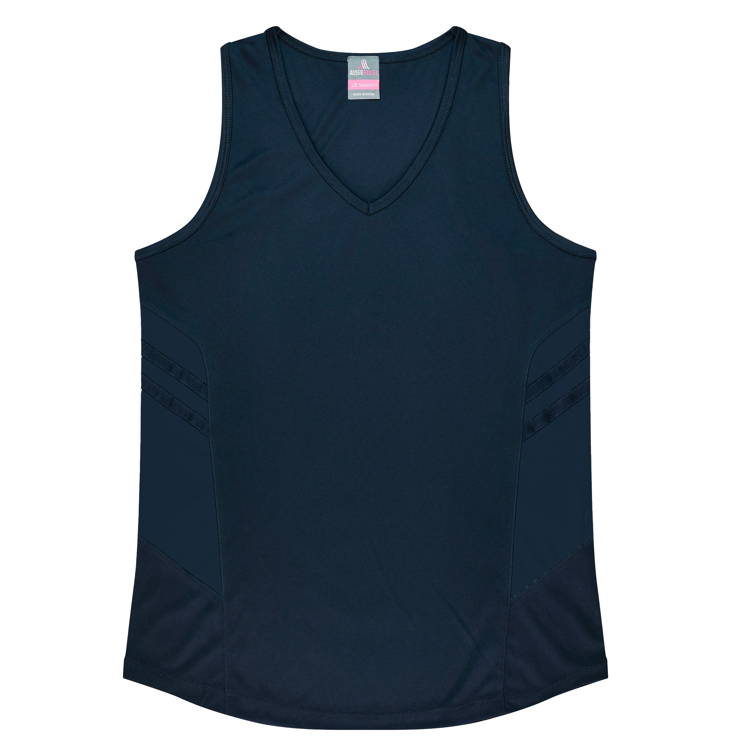 TASMAN LADY SINGLETS - NAVY