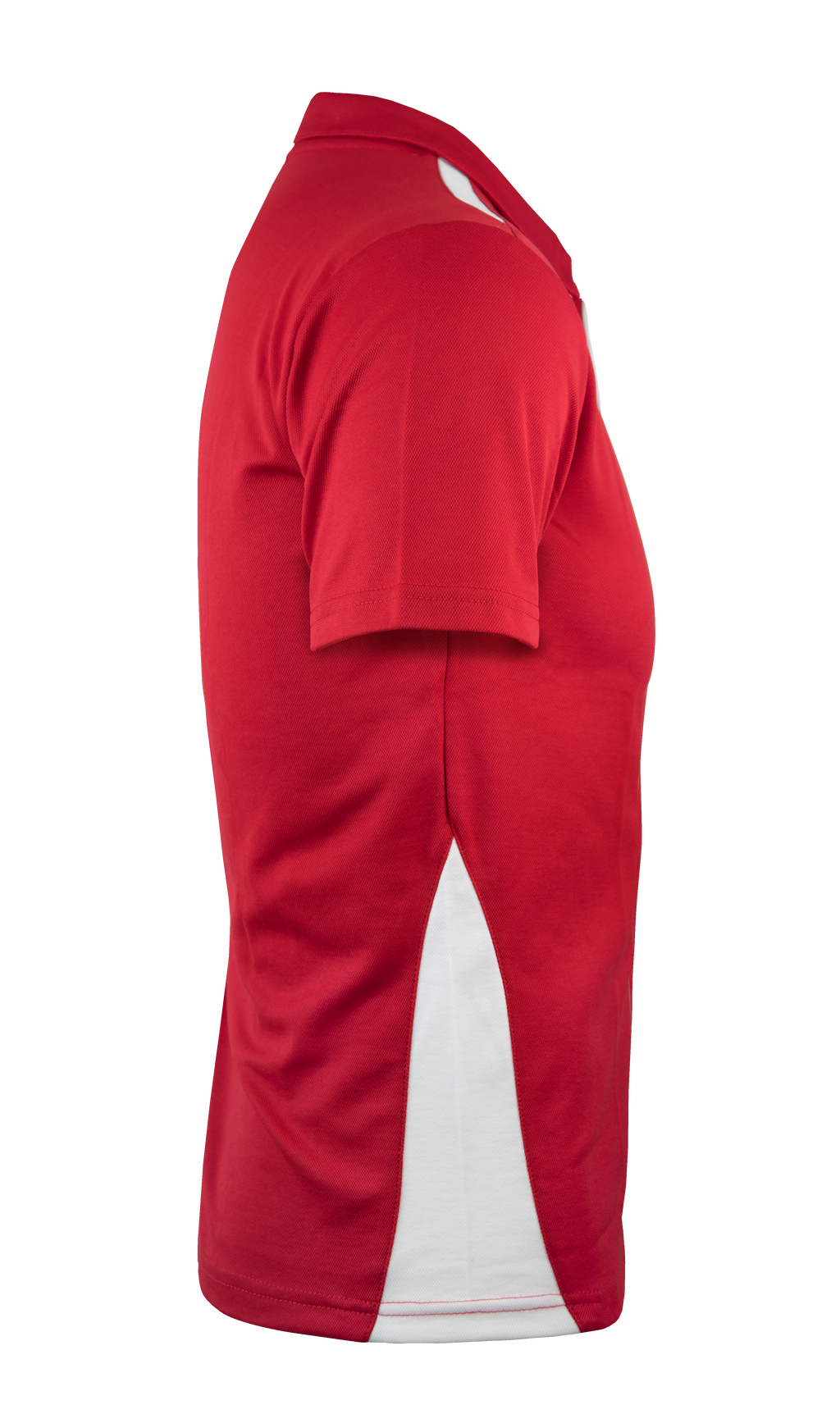 PATERSON MENS POLOS - RED/WHITE