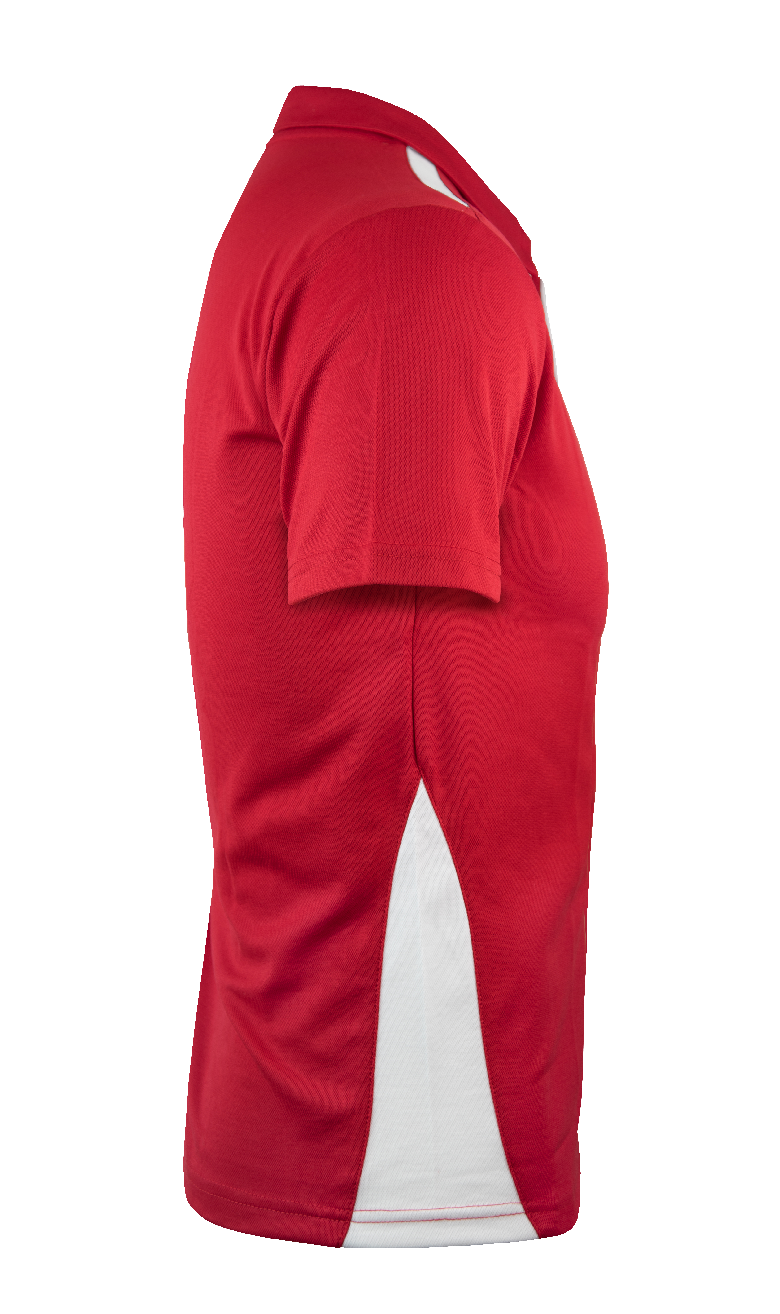 PATERSON MENS POLOS - RED/WHITE