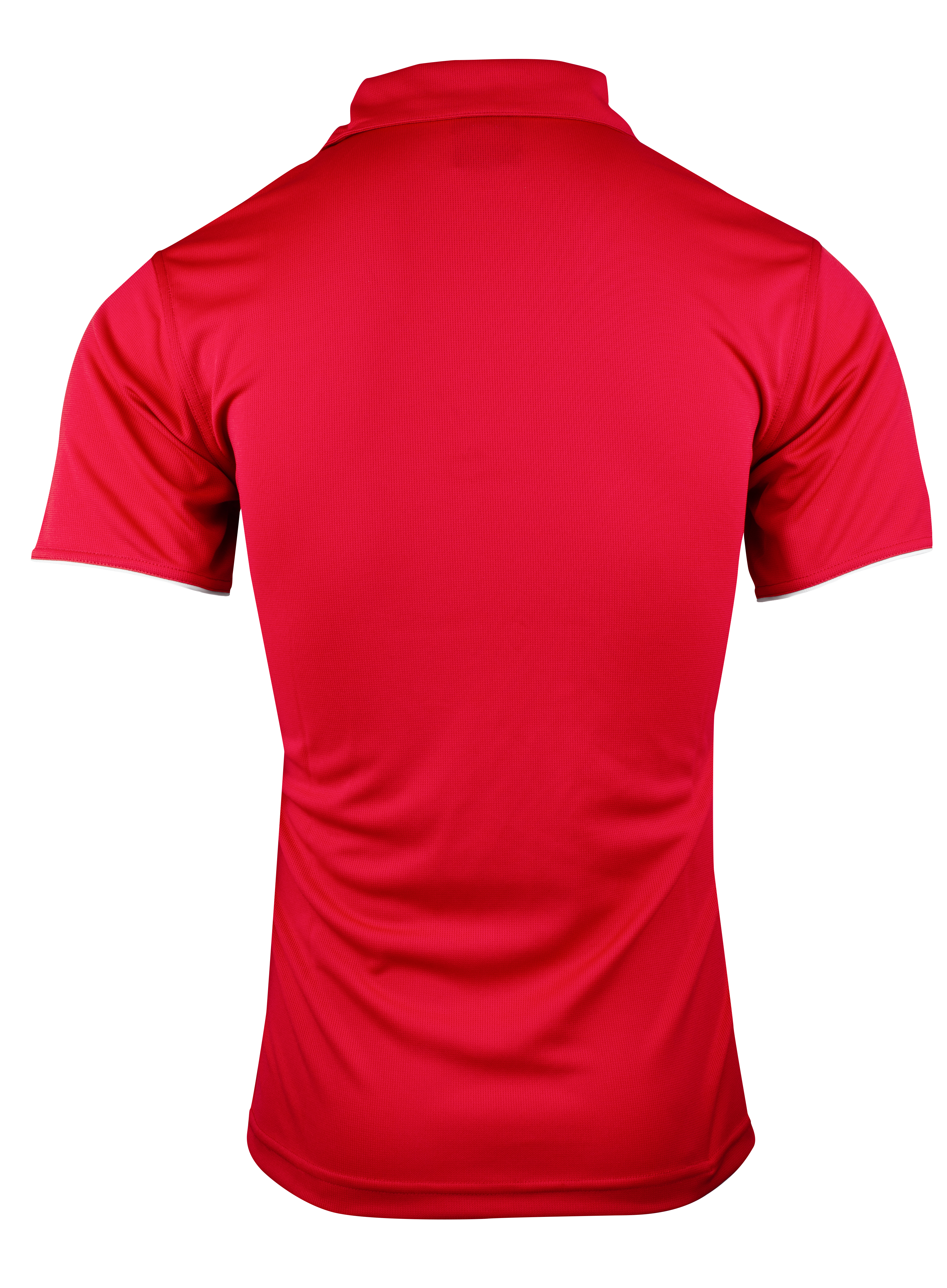 YARRA MENS POLOS - RED/WHITE