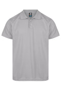 LACHLAN MENS POLOS - SILVER