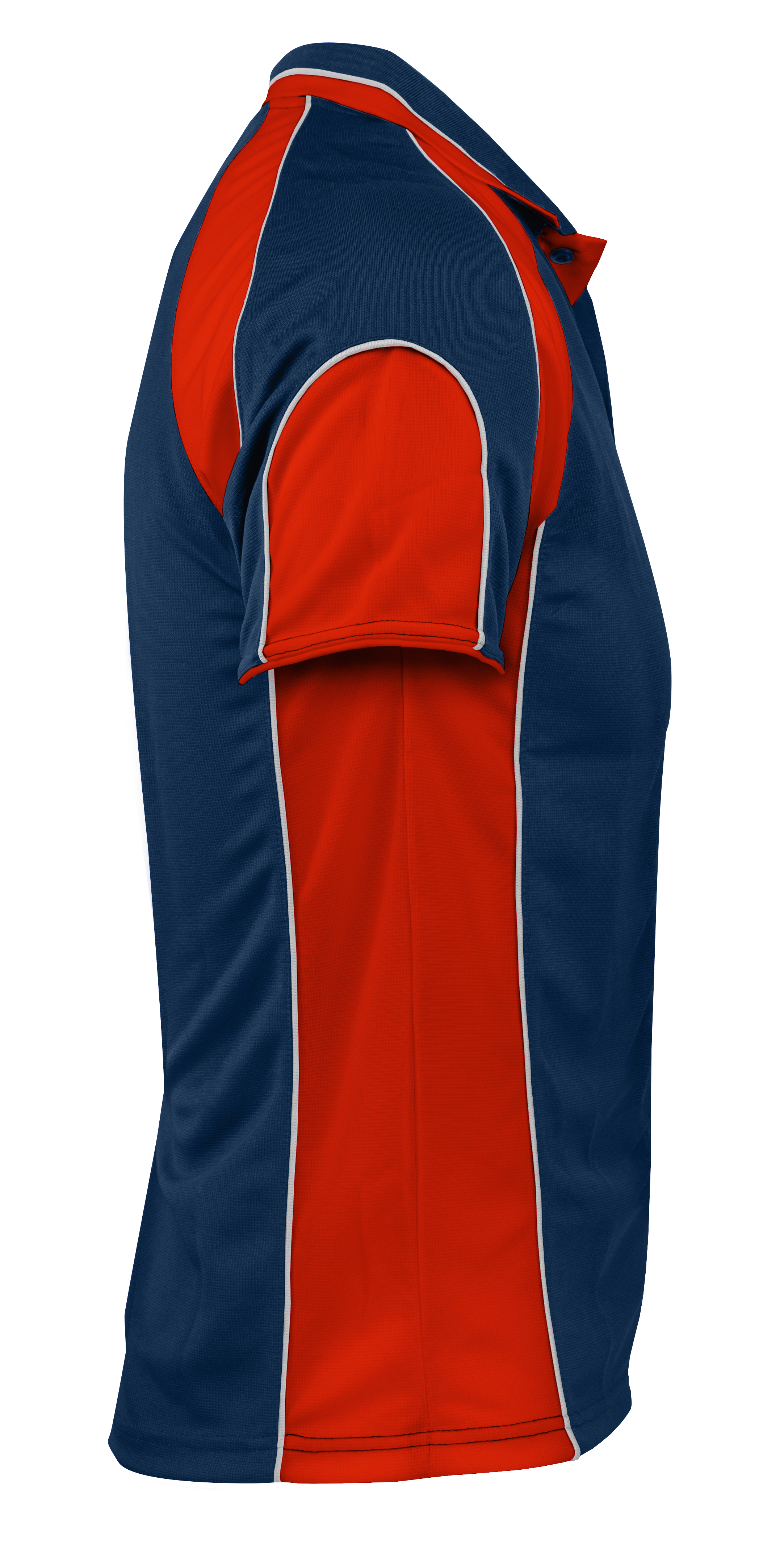 MURRAY MENS POLOS - NAVY/RED
