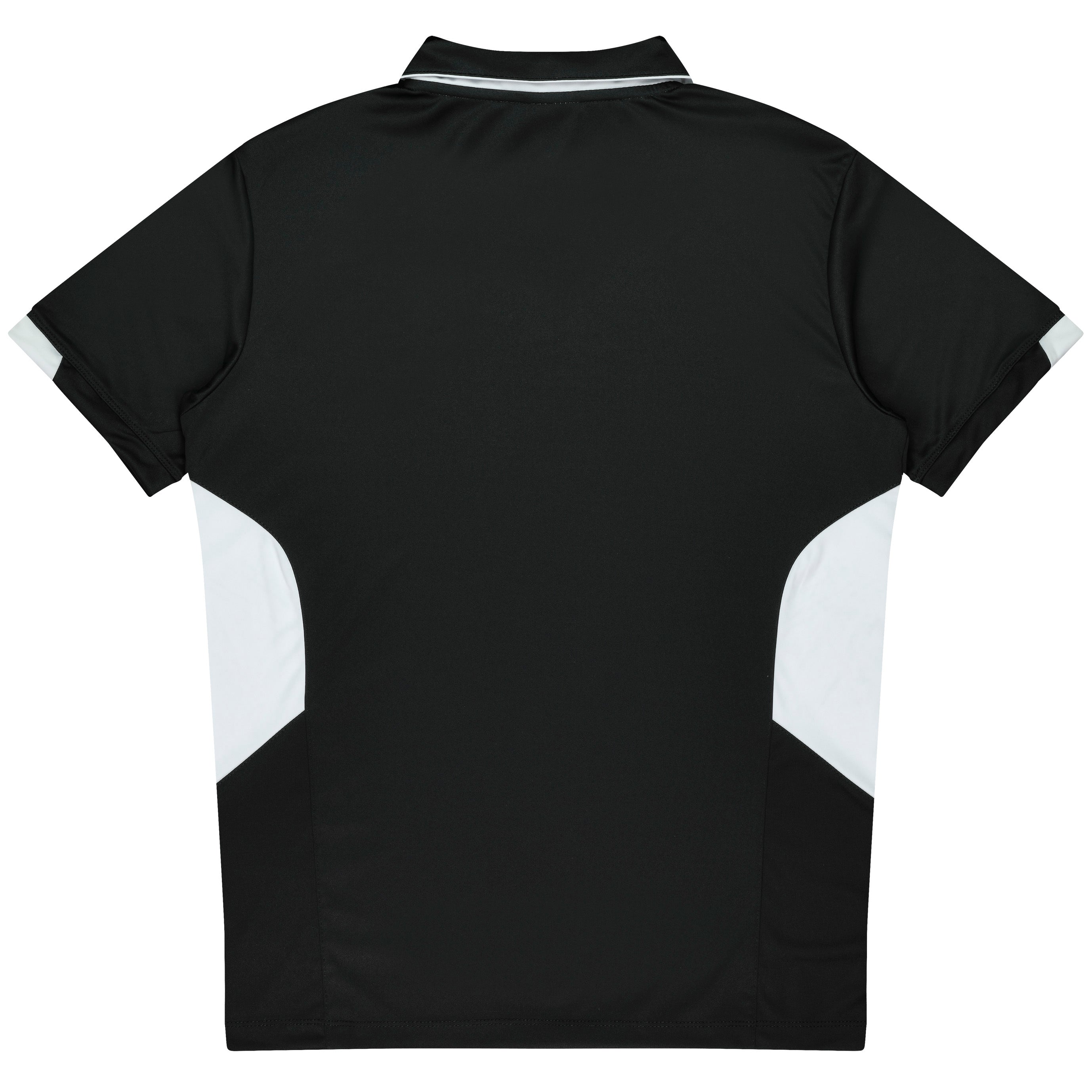 TASMAN KIDS POLOS - BLACK/WHITE