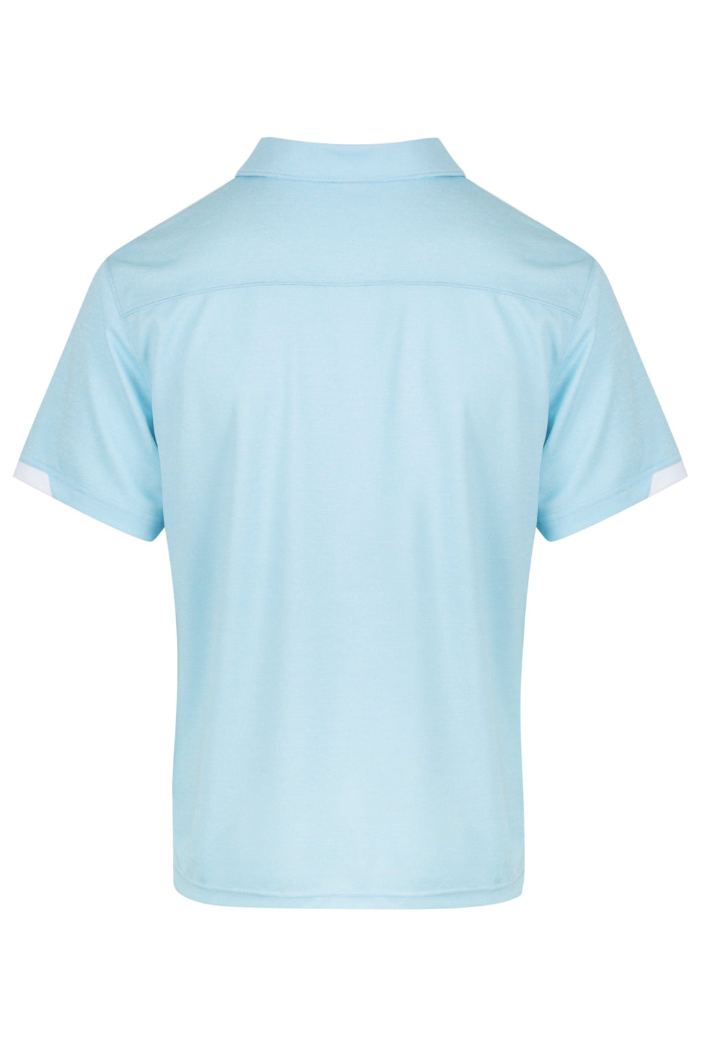 MORRIS MENS POLOS - LIGHT BLUE/WHITE