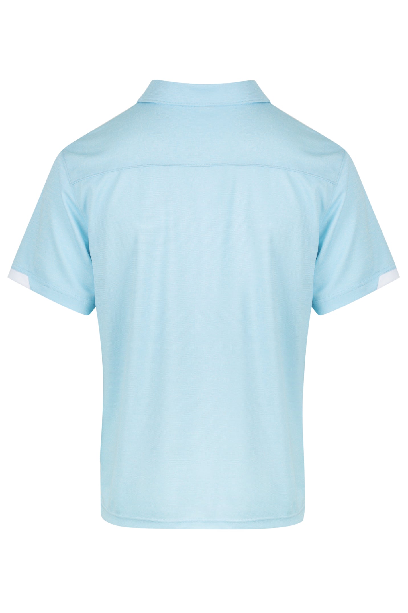 MORRIS MENS POLOS - LIGHT BLUE/WHITE