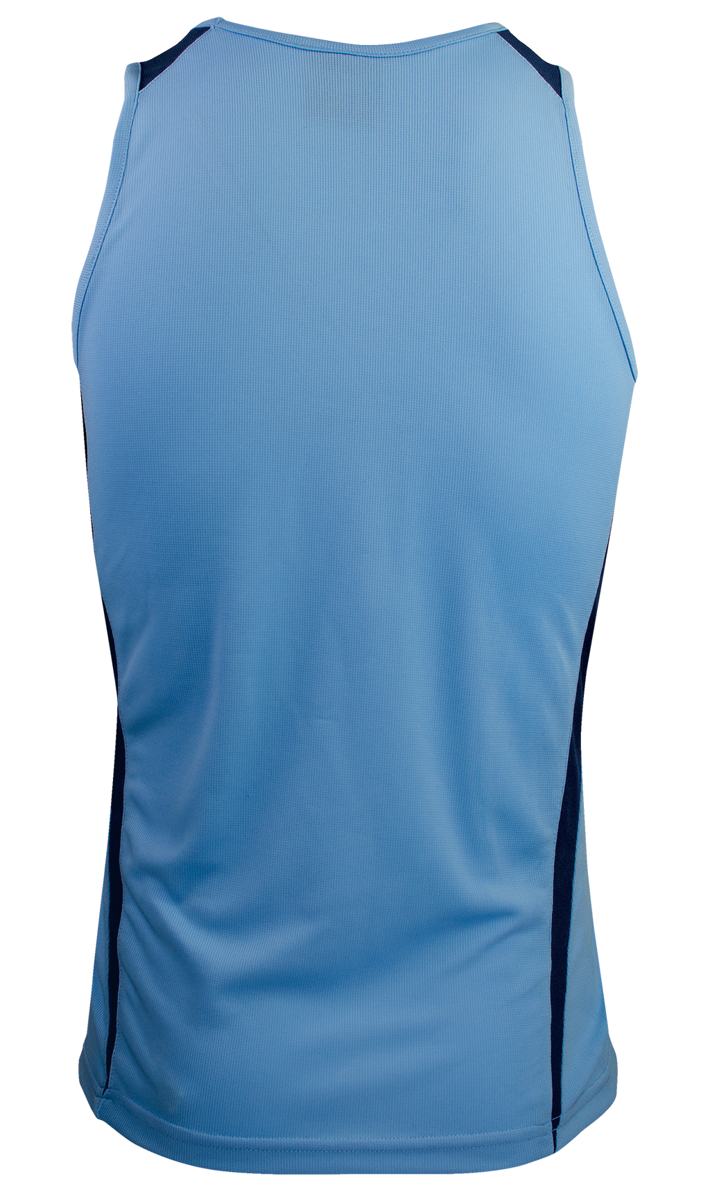 EUREKA MENS SINGLETS - SKY/NAVY